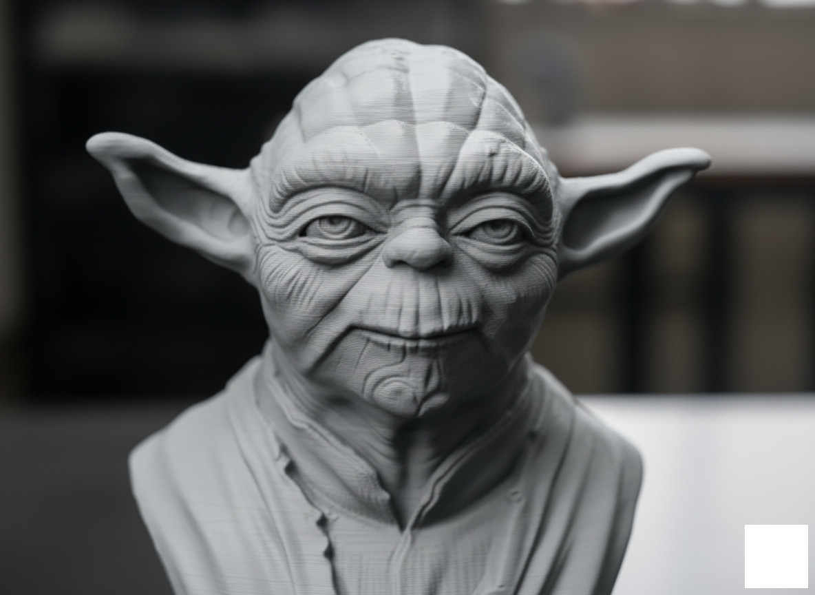 Master Yoda Star Wars Bust Figure Large 10″ inch – 3D Printed