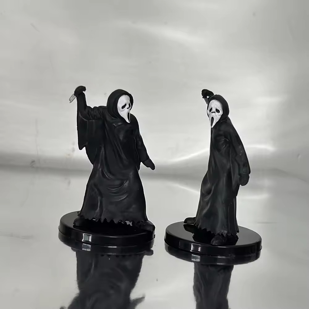 Ghostface Figure 5–10cm Scream Horror PVC Collectible Statue