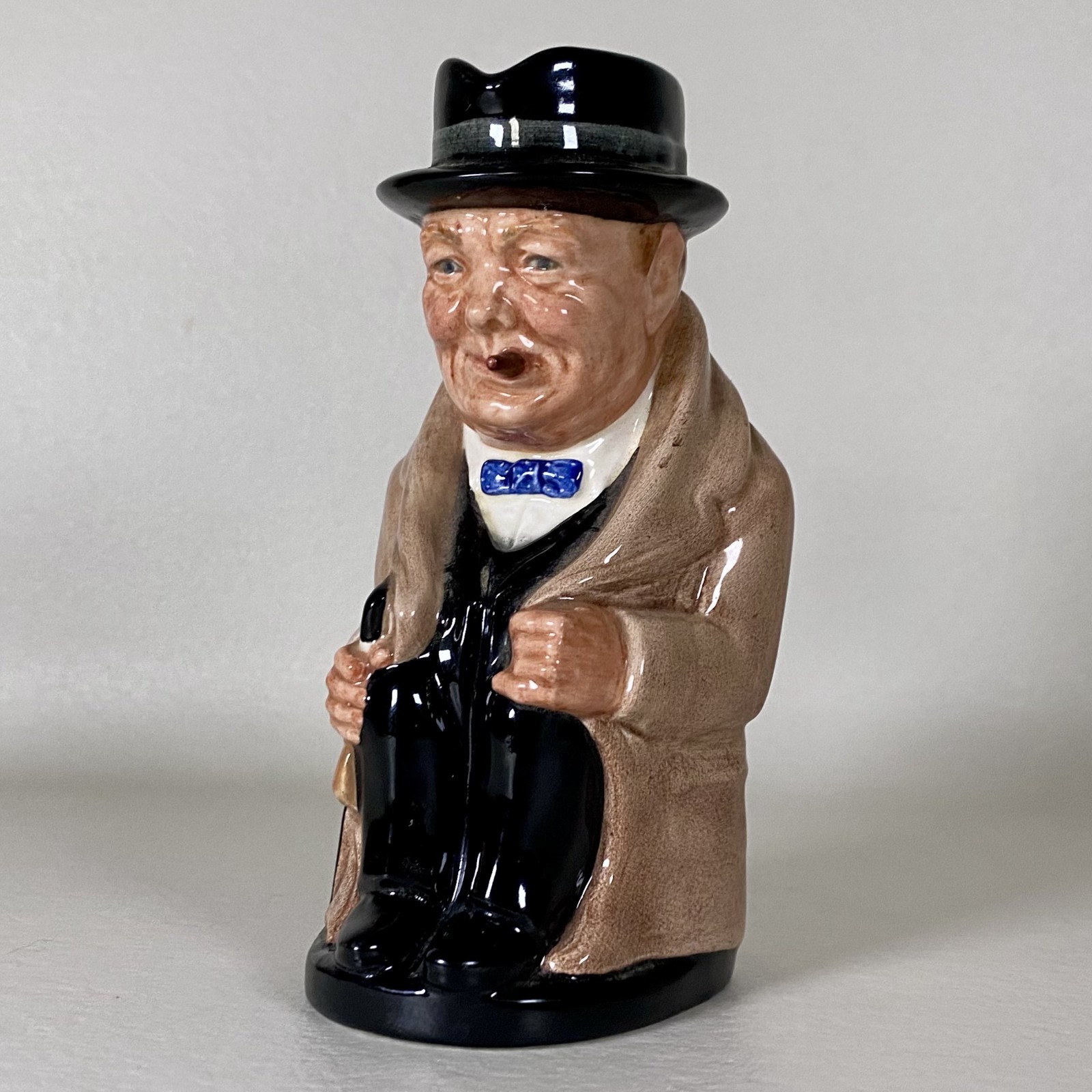 Royal Doulton Winston Churchill D6172 Medium Toby Jug 5″ England