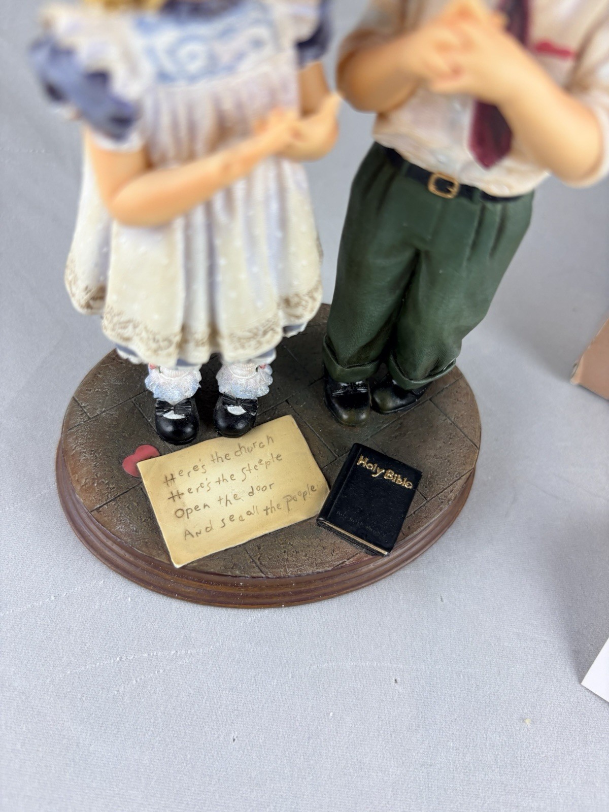 Demdaco Mama Says Here’s The Church & Here’s The Steeple Figurine 2003