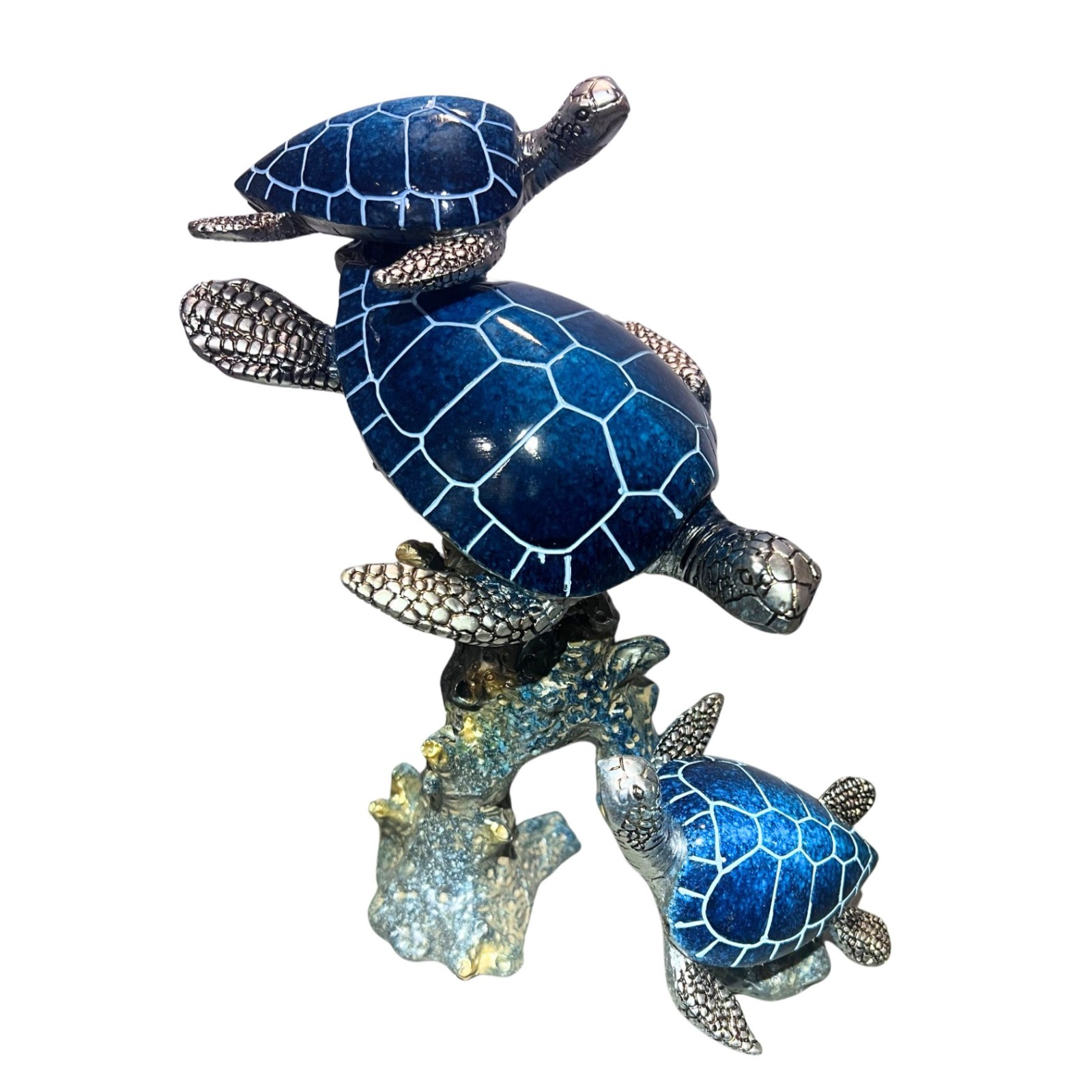 Sea Turtle Family Figurine