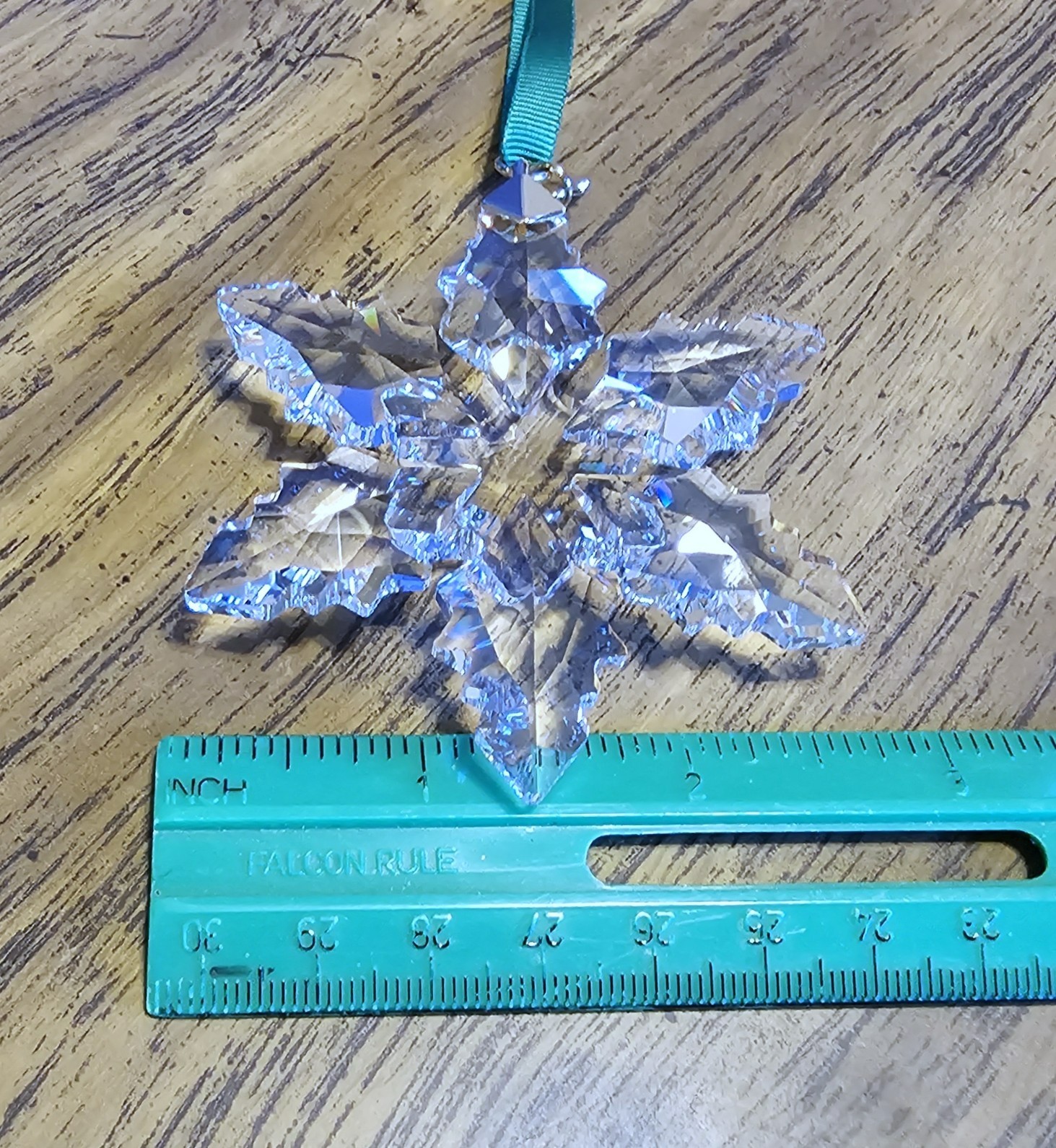 ❄️ Swarovski Crystal 2024 A.E., Large, Winter Snowflake Ornament, w/ Ribbon, NIB