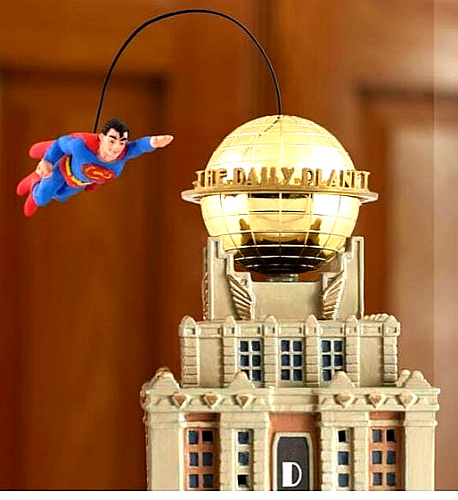 Department 56 DC Comics The Daily Planet Superman Superhero Retired #6002319 NEW
