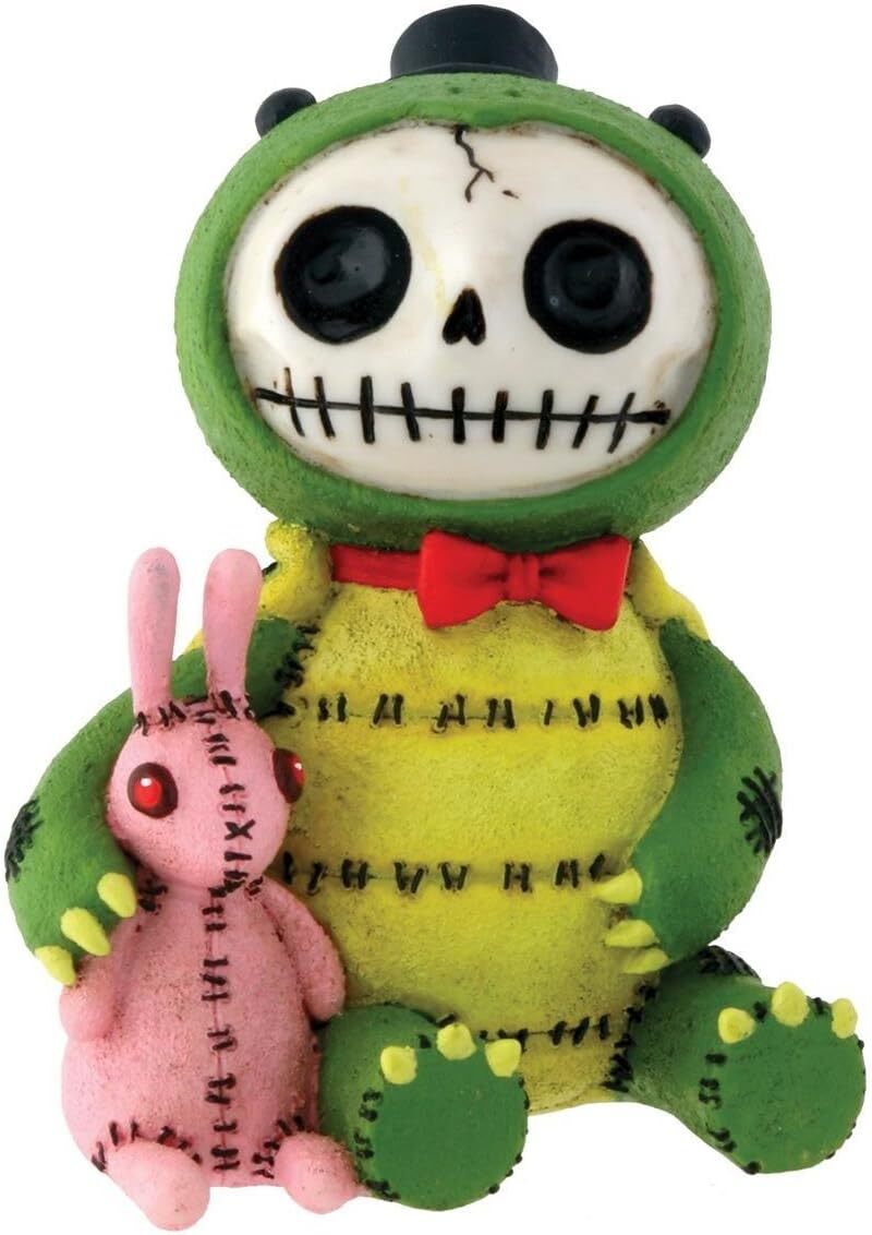 SUMMIT COLLECTION Furrybones Scooter Signature Skeleton in Speedy Figurine