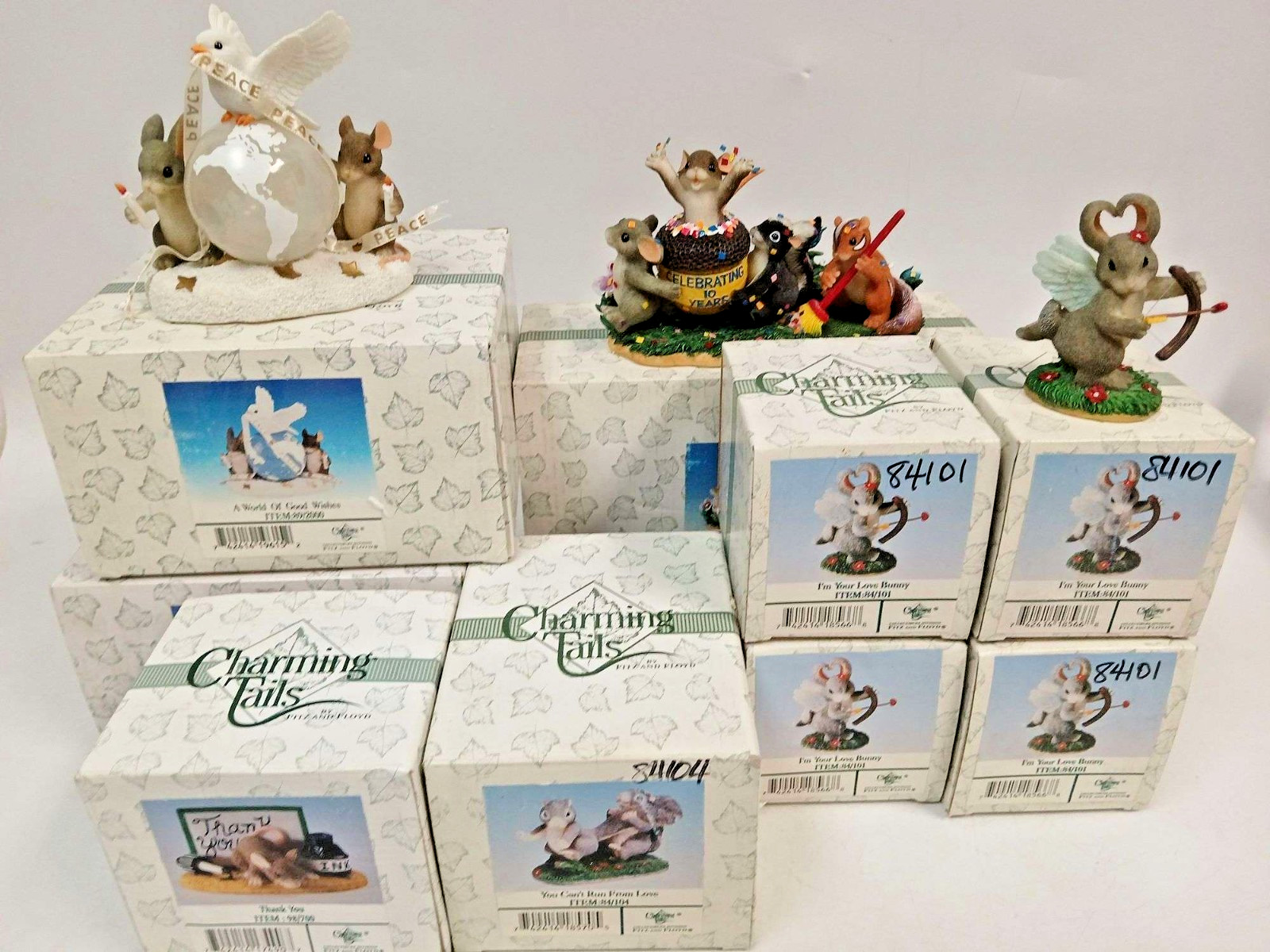 Charming Tails Figurines ~ Misc Lot of 39 ~ Retired ~ New in Boxes