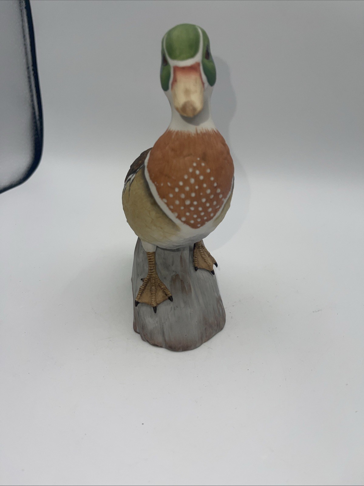 Gorham Gallery Birds Vignette Collection Wood Duck Figurine Porcelain Japan