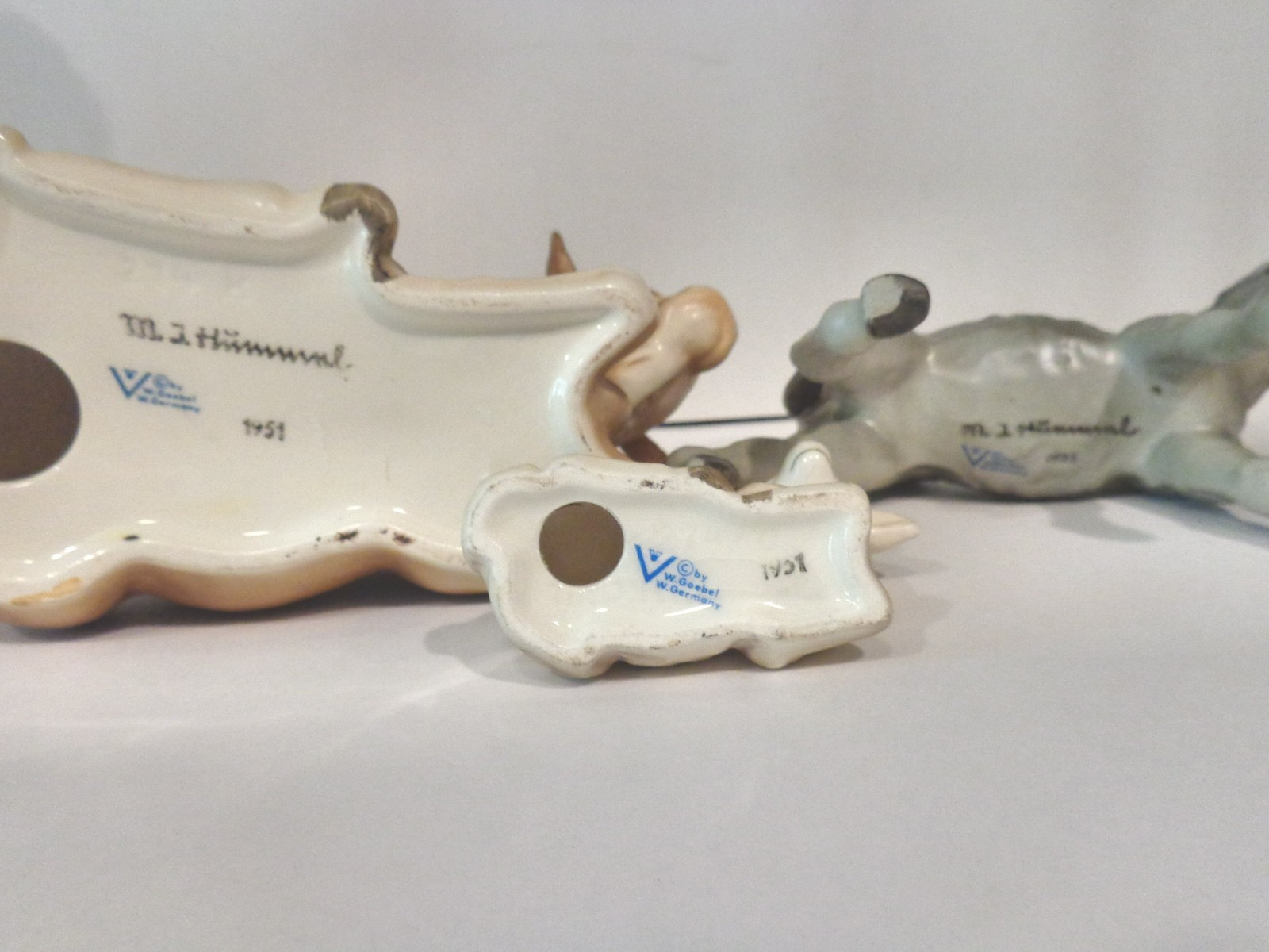 HUMMEL GOEBEL 11-PC. FULL BEE MARKS LARGE 214 NATIVITY SET 1951