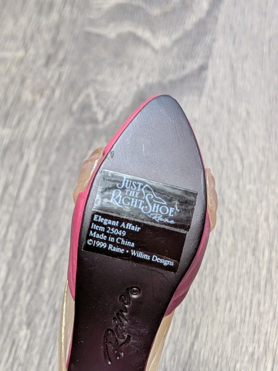 Just The Right Shoe By Raine Lot Of 2 Collector Silver Cloud Elegant Affair