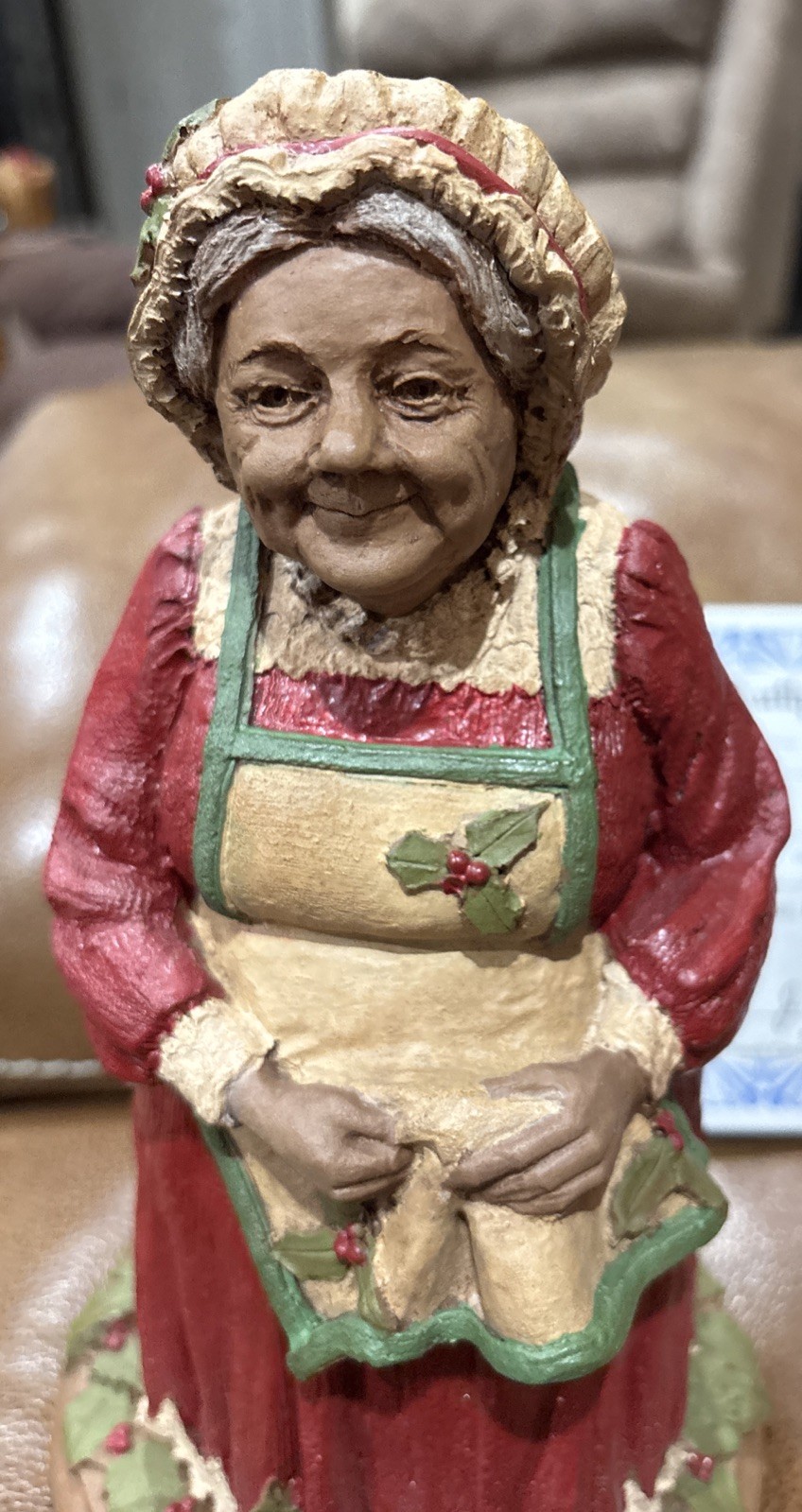 1983 Tom Clark Gnome MRS CLAUS BELLE KRINGLE / Edition #30 Cairn Studios