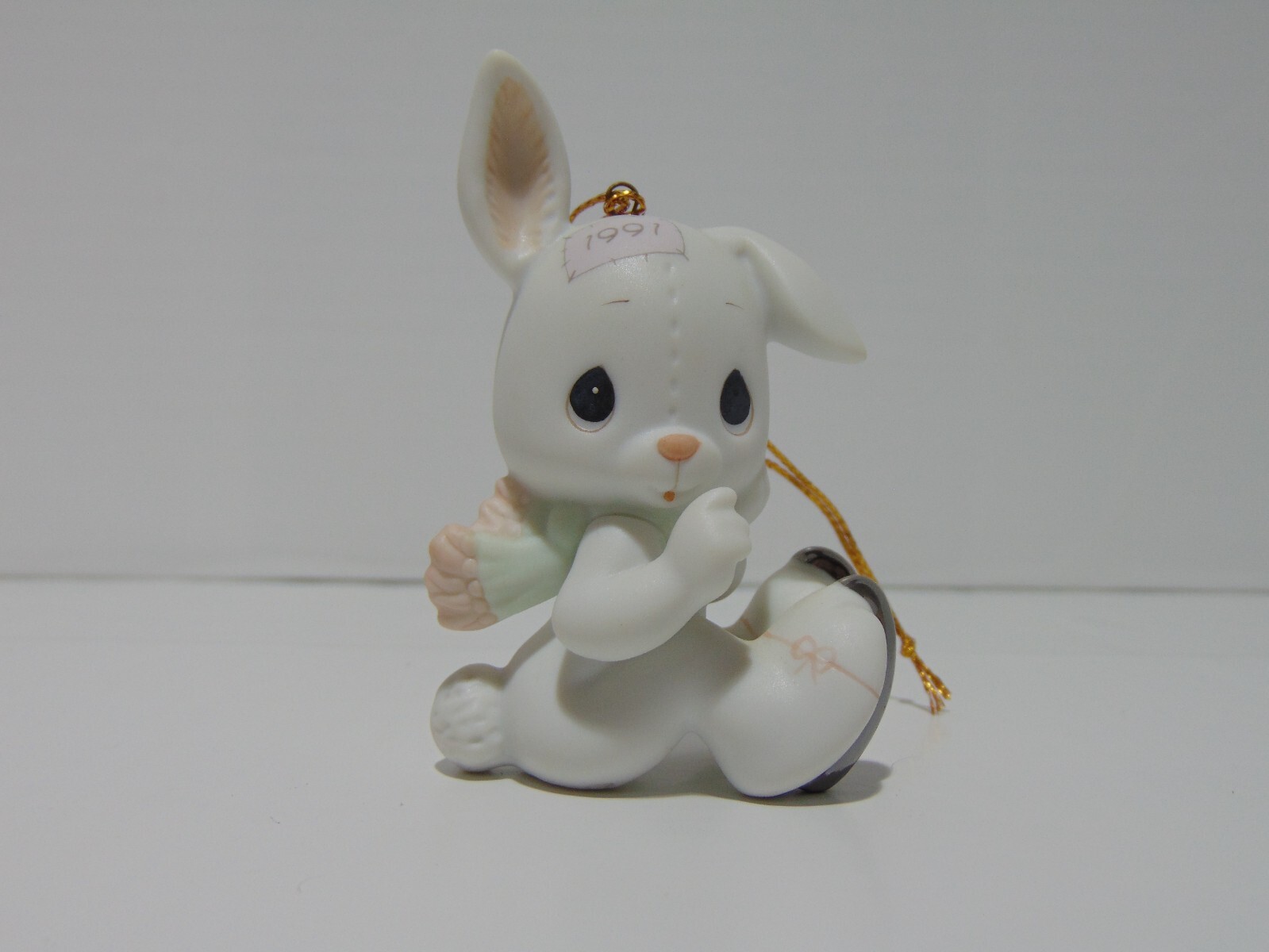 Precious Moments Sno-Bunny Falls For You Like I Do Ornament 520438 1991 Box