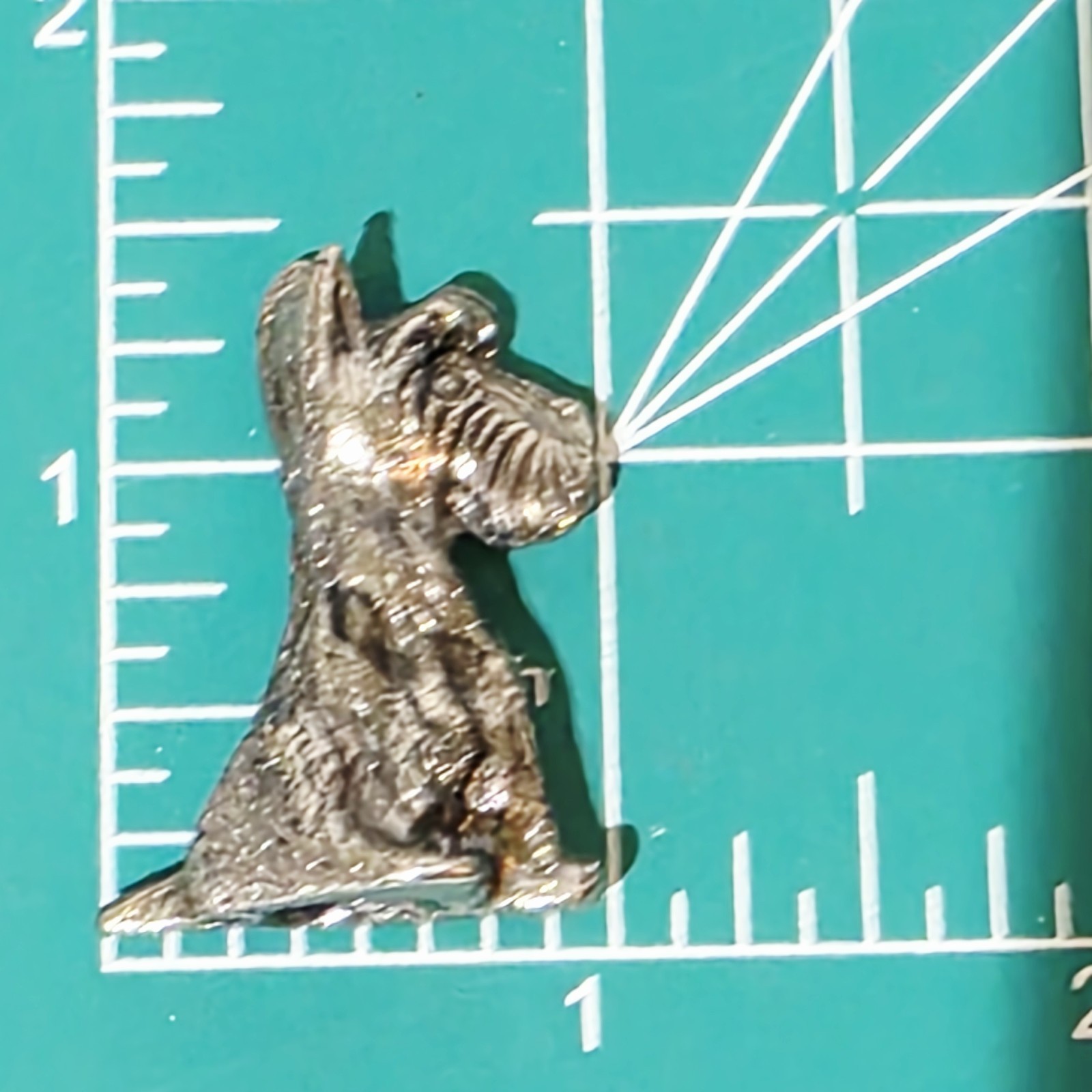 Lot of 5 Vintage Mini Silver Tone Metal Animal Figures 2 Deer, 2 Dogs & Unicorn