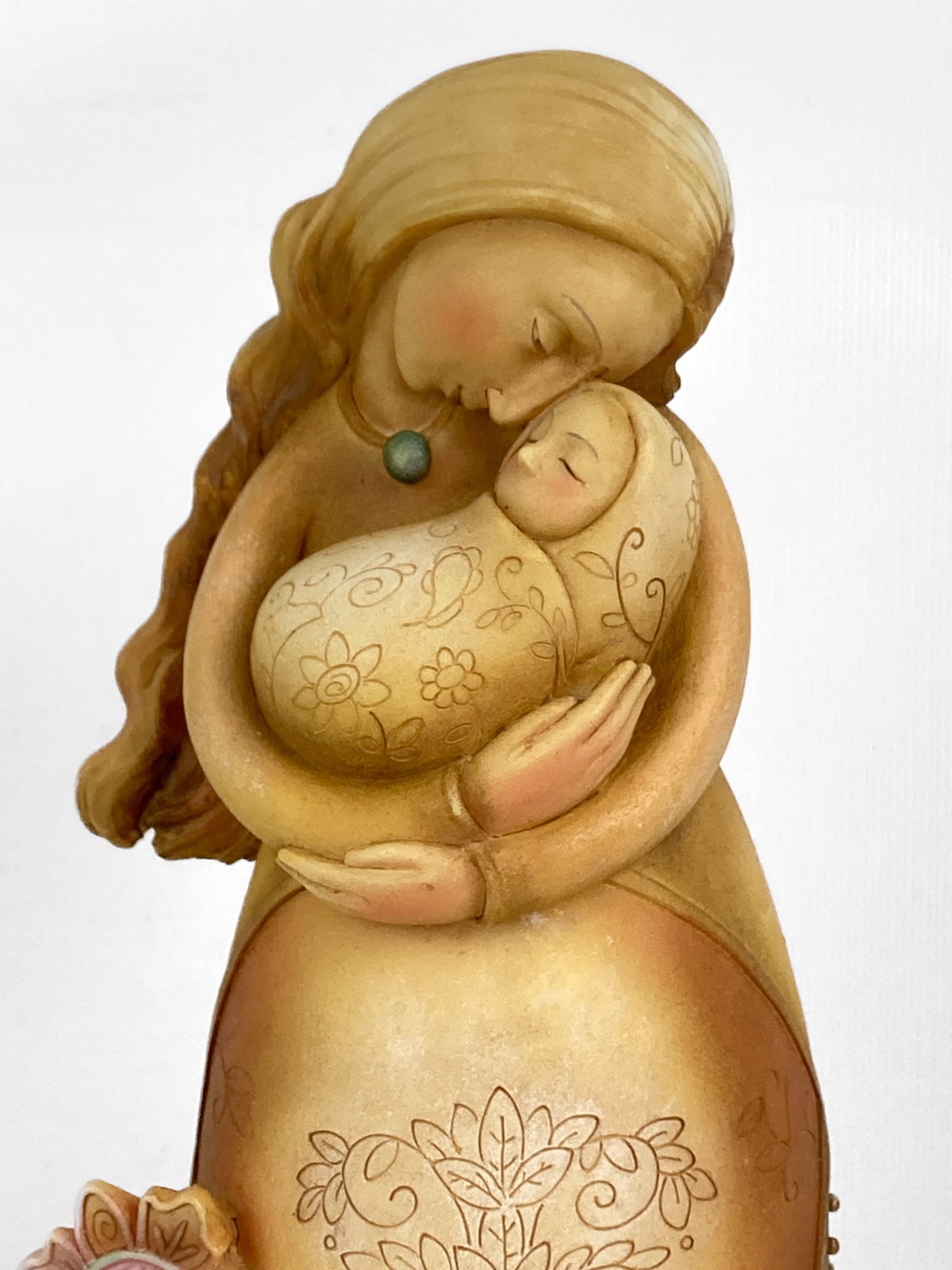 BLOOMING WILD By Karen Hahn Mother And Child Figurine With Poem By ENESCO