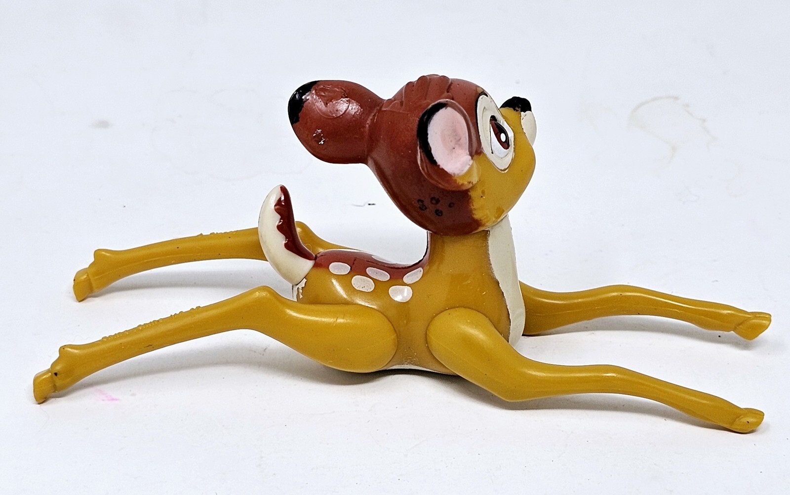 Disney Bambi Plastic Toy Figurine Deer 3 3/4″ Poseable Legs & Head