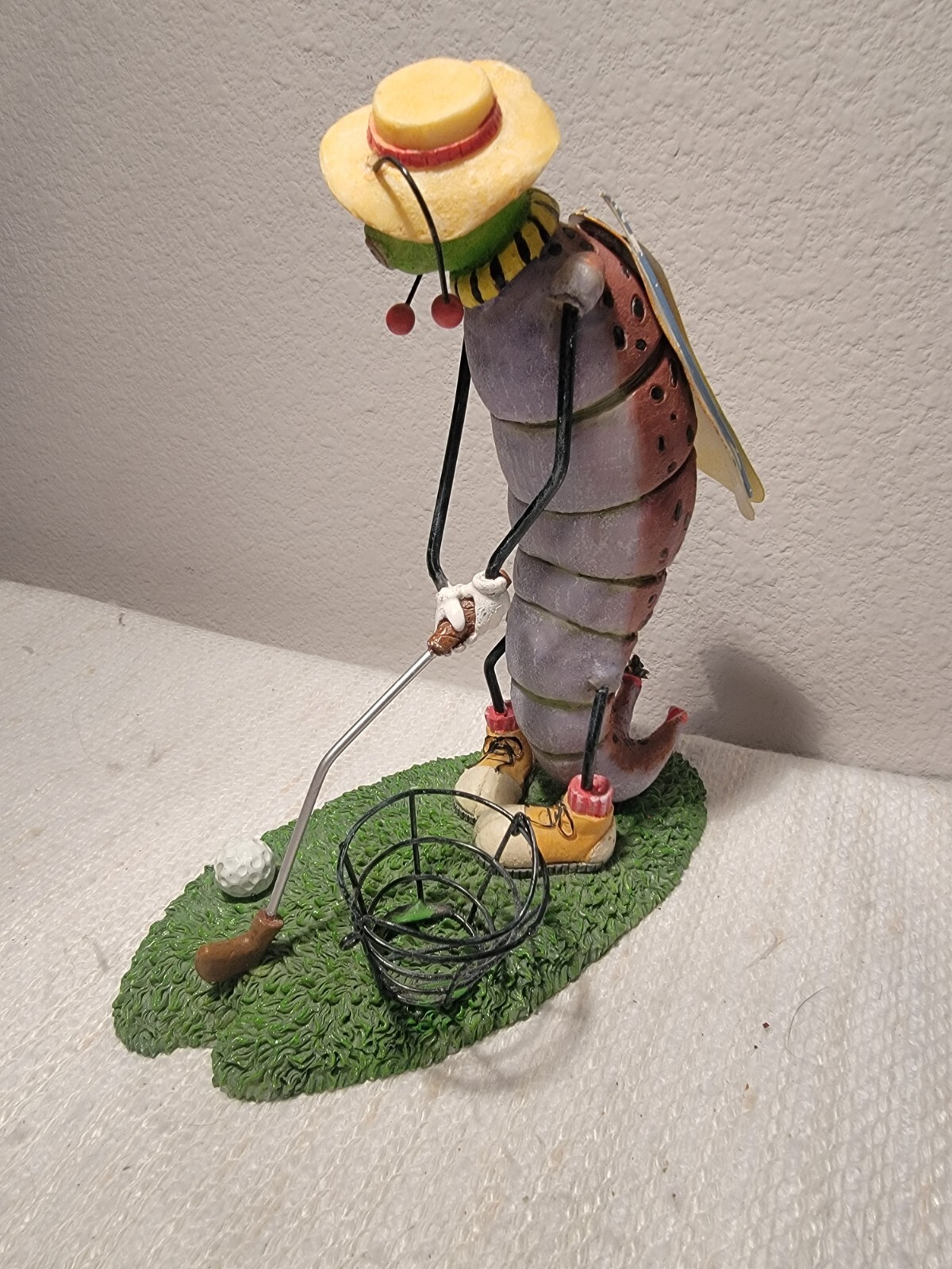 DESIGN IMPRESSIONS ” ACE DUFFER SLICE” BUGS A GOLFING FIGURINE #13122 RARE
