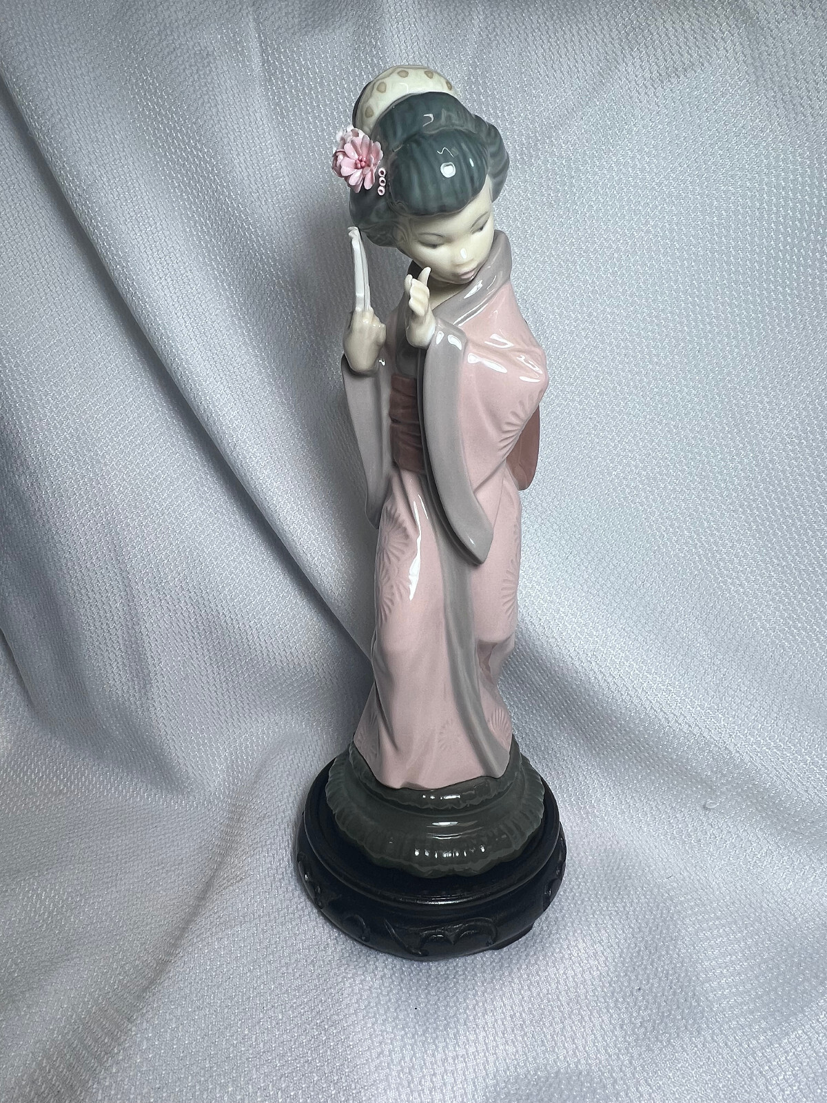 VTG Lladró Daisa 1978 Geisha Girl Hand Made In Spain Sculpture Figurine On Stand