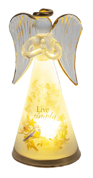 Ganz Light up Autumn Blessing Angel ” Live Simply”