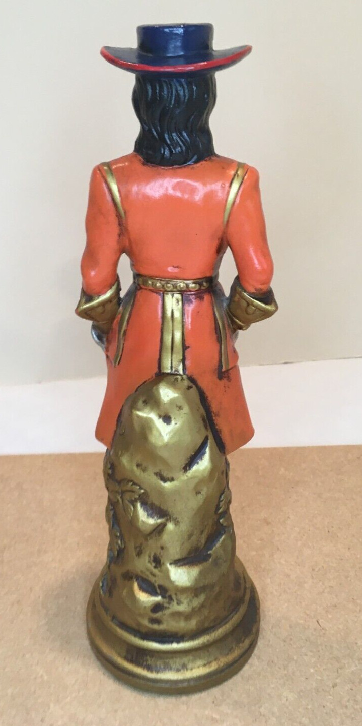 **Vintage MCM CAVALIER GENTLEMAN MUSKETEER CAVALIER HAT SWORDSMAN FIGURE 12-IN