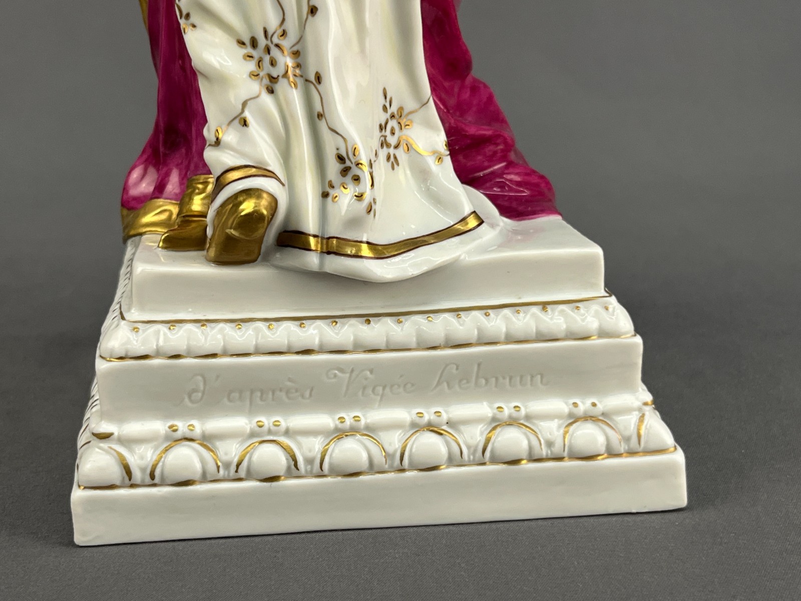 Scheibe-Alsbach Germany Porcelain “Madame Lebrun et sa Fille” 9 1/2″ Figurine