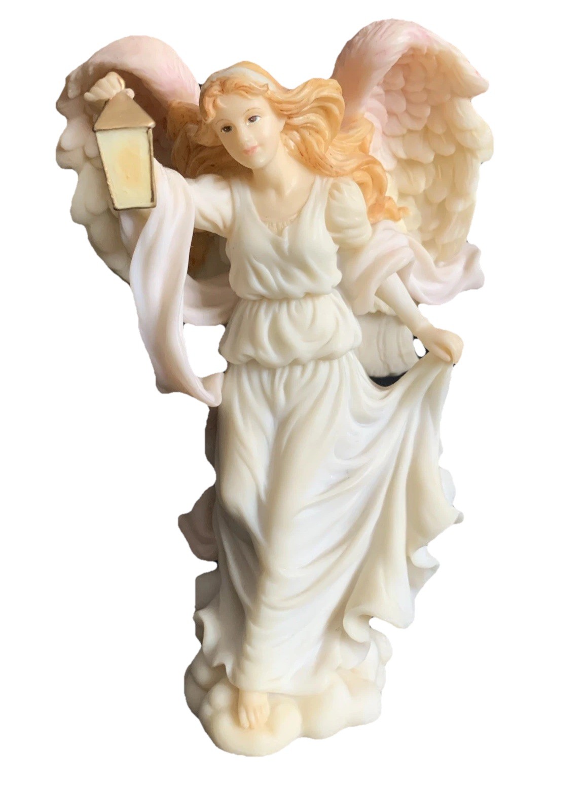 VTG Seraphim Angel Sabrina Eternal Guide Figurine #78046 Lantern 7″ Roman Inc