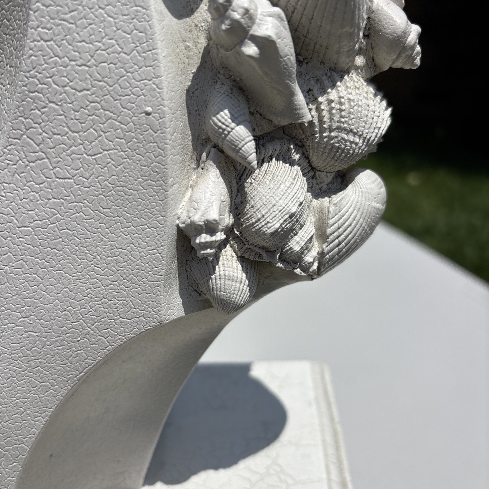 RARE Unicorn Bust Statue TMS 2005 Beautifully Detailed Seashell Mane 19″ 9lb