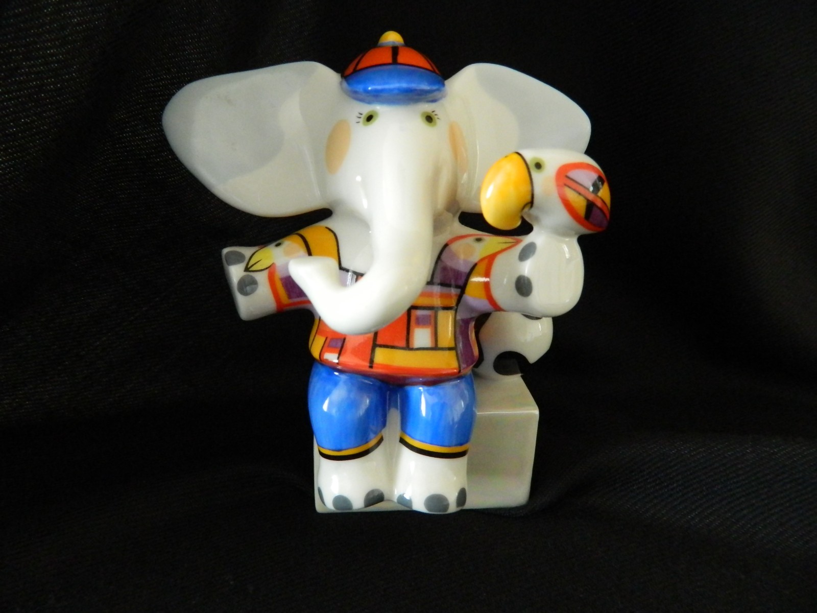 VILLEROY & BOCH Elephant Family Son Timo Figurine Rosemary Benedikt 1980 VTG