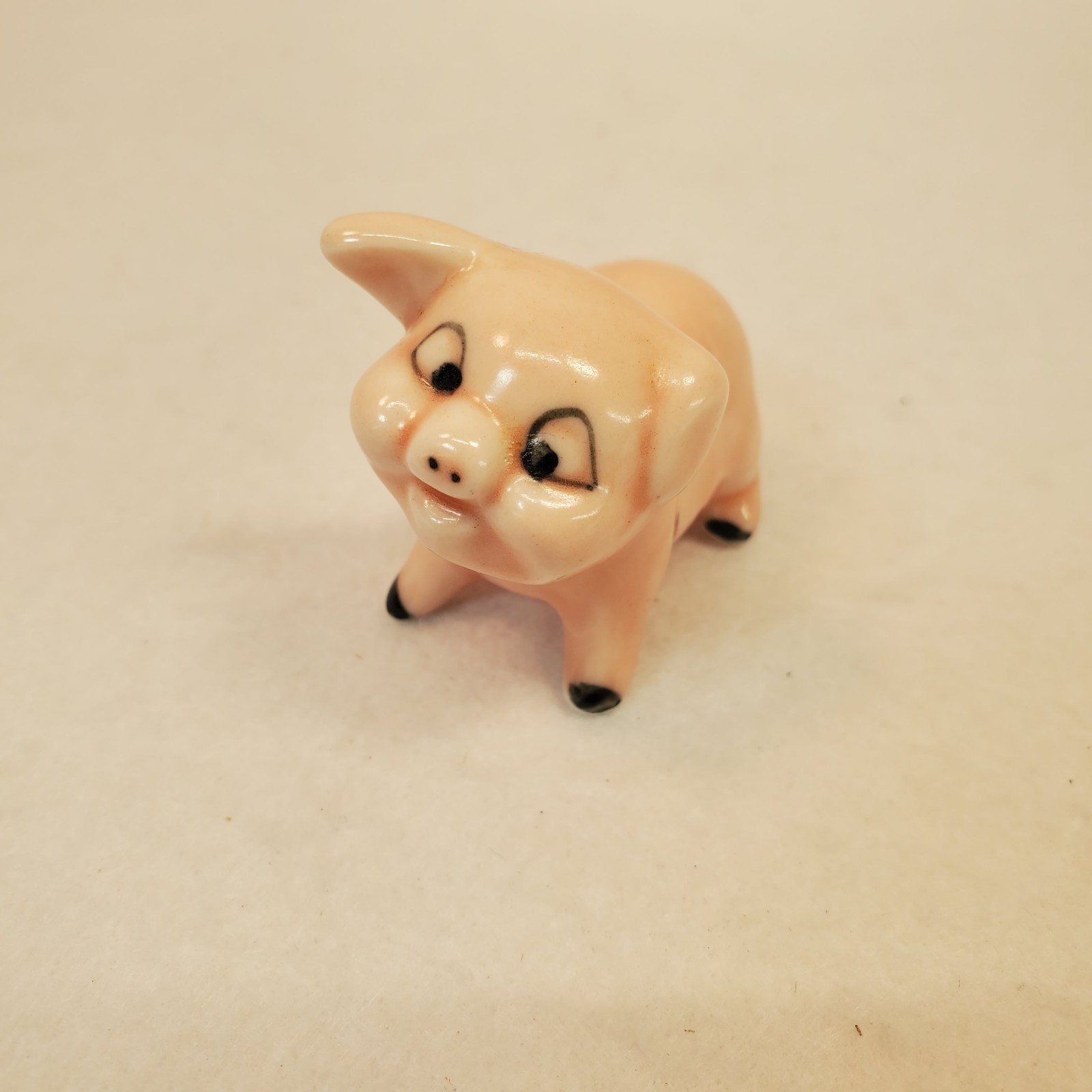 6 Little Pigs – Josef Originals Miniature Bisque Porcelain Pigs Set Of 6 Japan