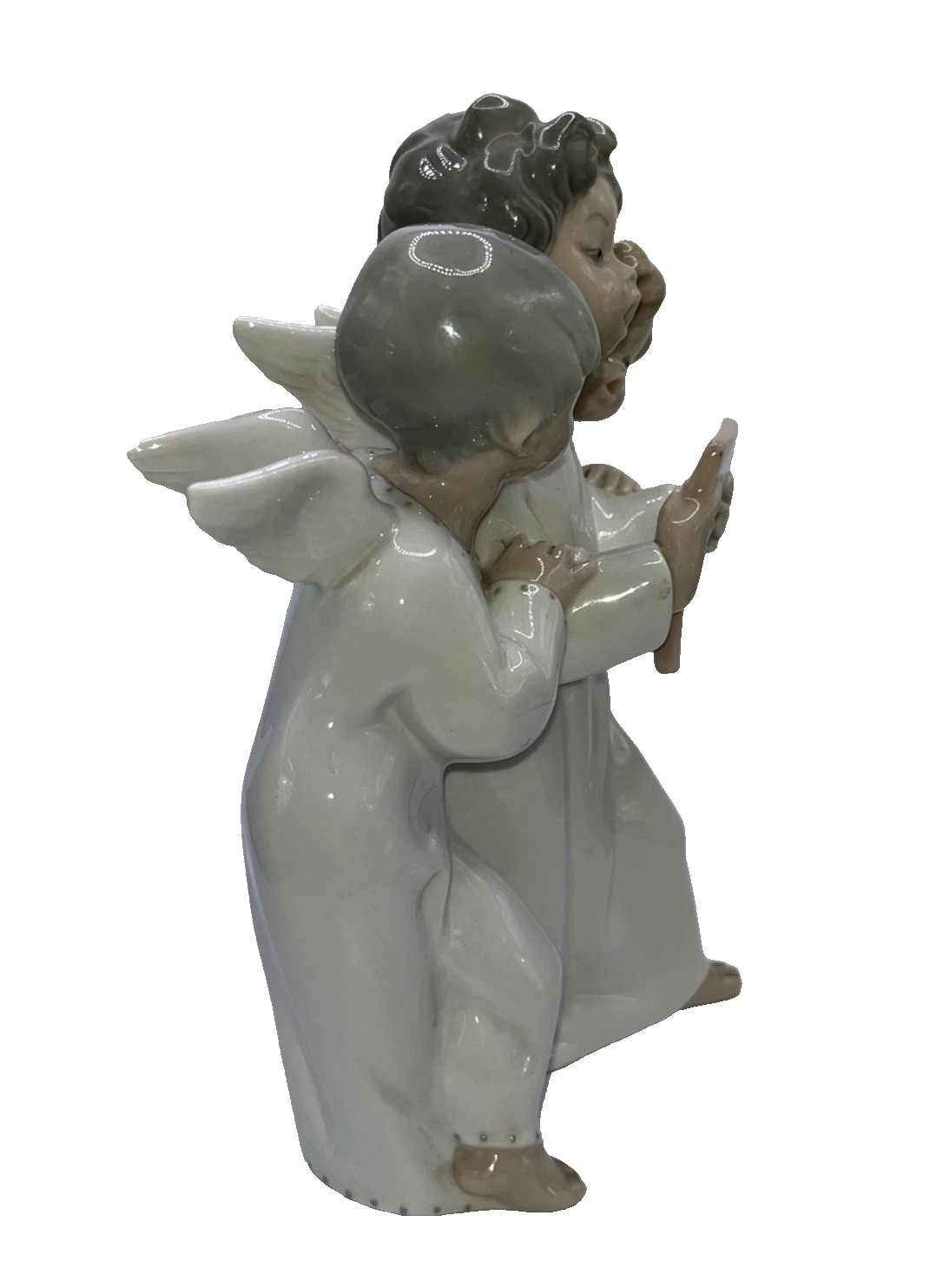 Vintage Lladro Three Angel Choir Boys Singing Porcelain 1977 Figurine 4542