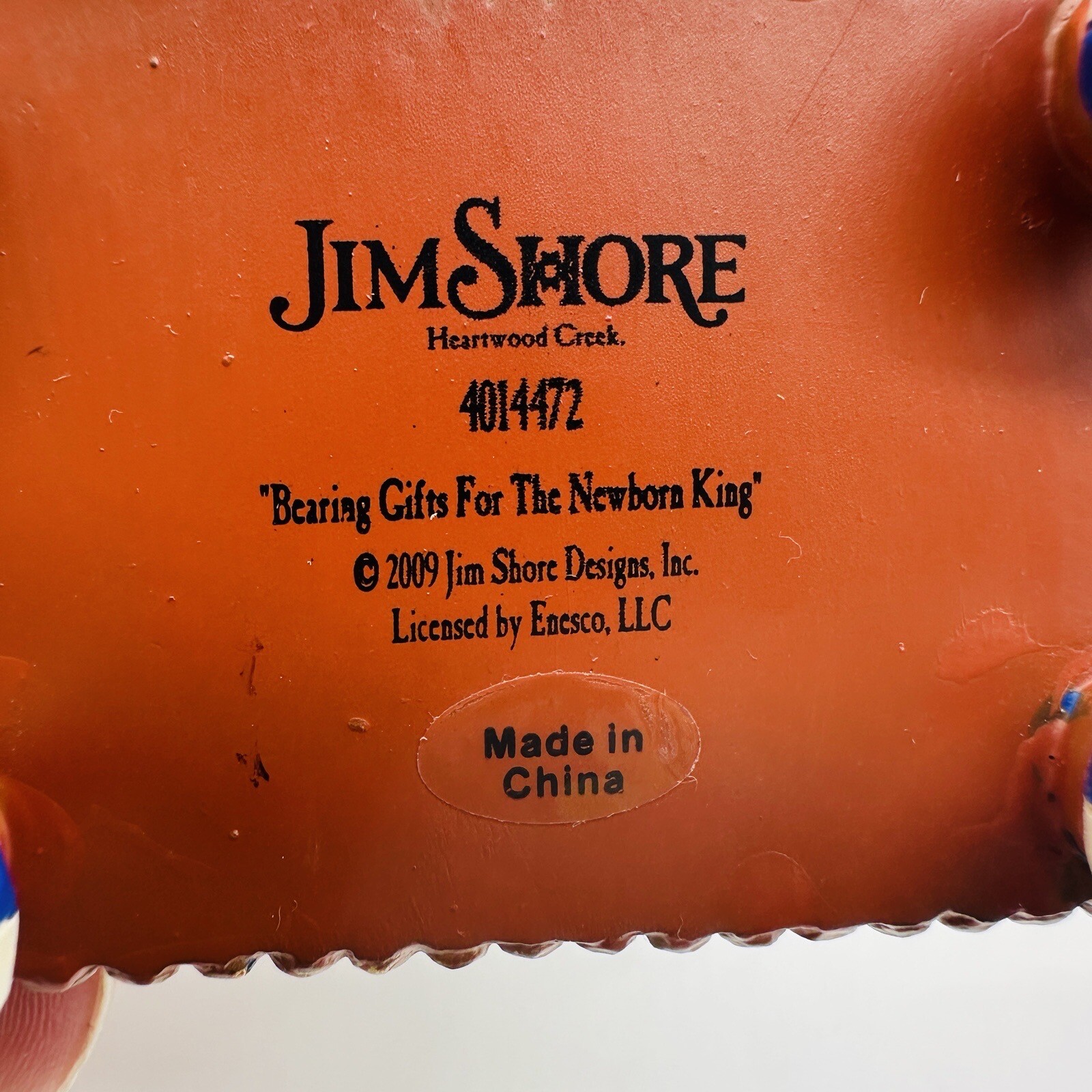 2009 Jim Shore Bearing Gifts For The Newborn King Nativity Hinged Box 4014472