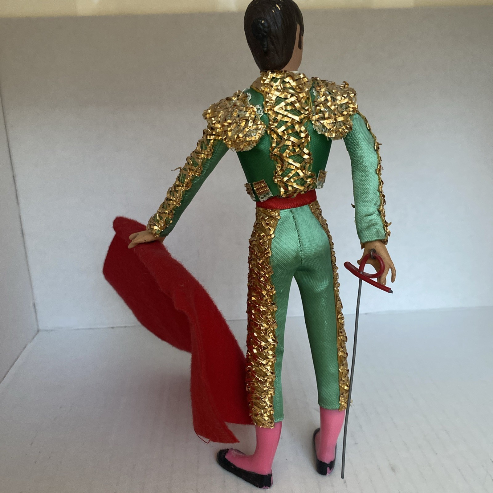 Vintage Spain Matador Bull Fighter Man and Bull Figurine – Unknown Make – Neat!
