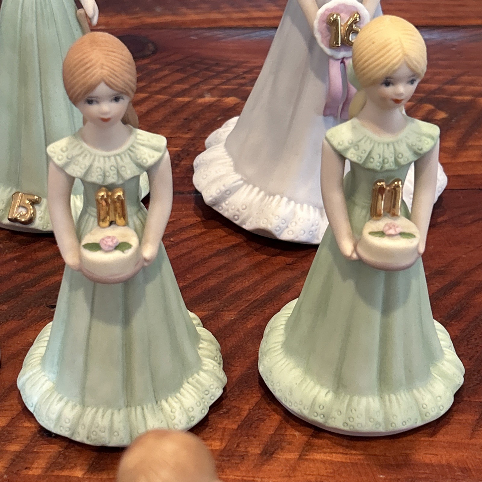 Lot of 28 Vintage Growing Up Birthday Girls Ages 1-16 Years Old , Variations