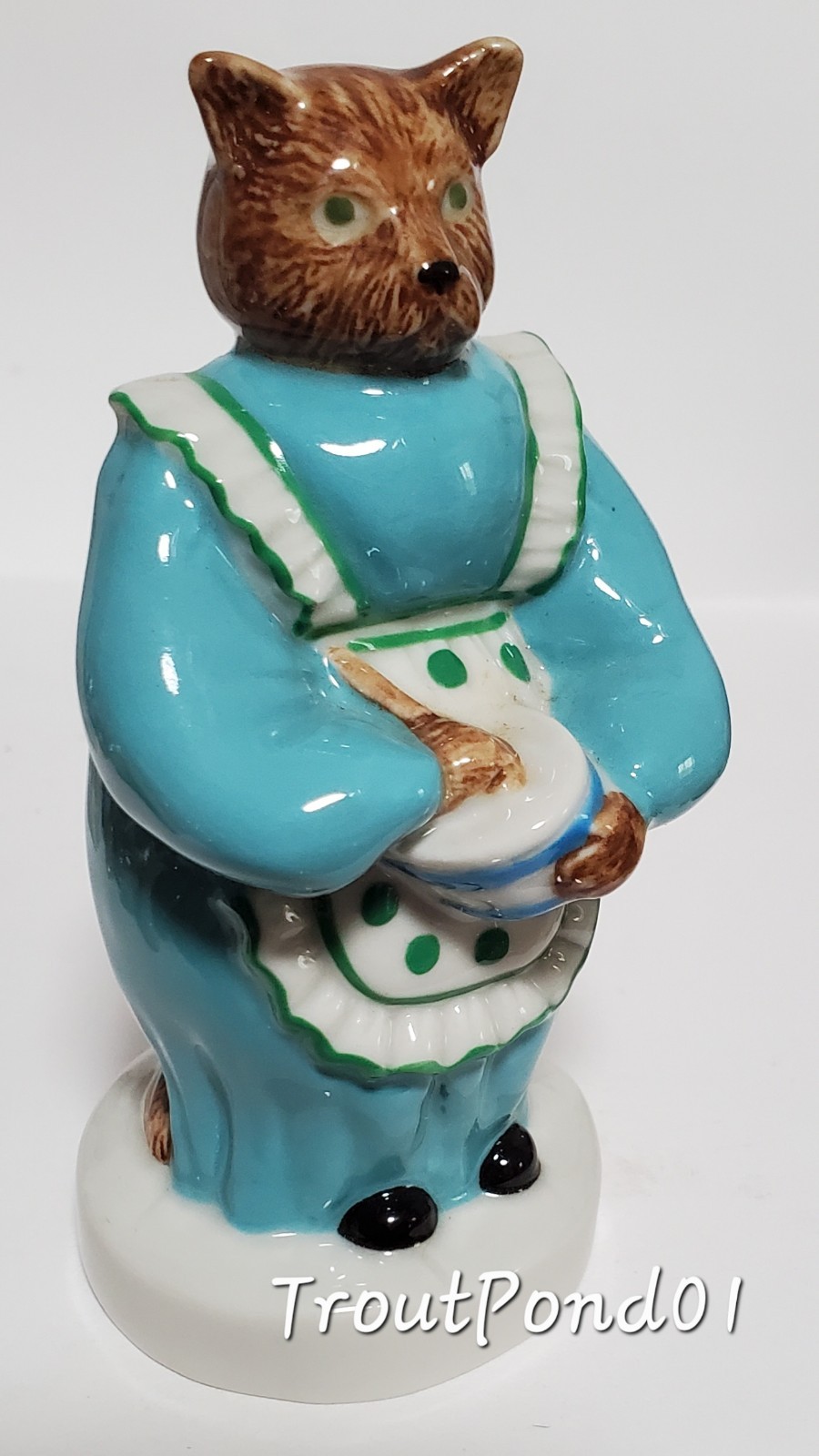 Wade Catkins Cook 1998 Dunstable Fair LE1500 Lg Blow-Up 4 3/4 Porcelain Figurine