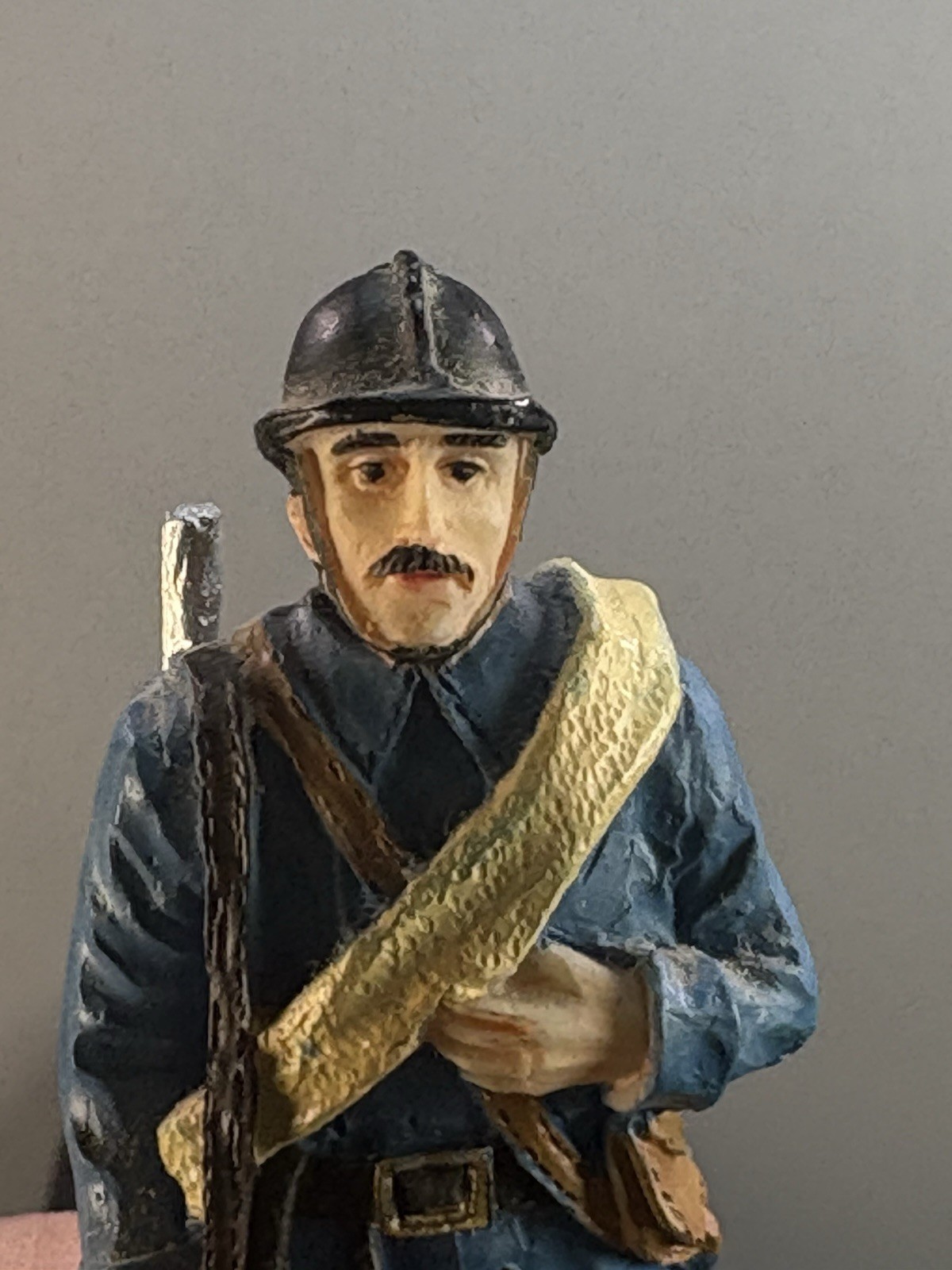 Vintage WWI French Poilu Soldier Figurine