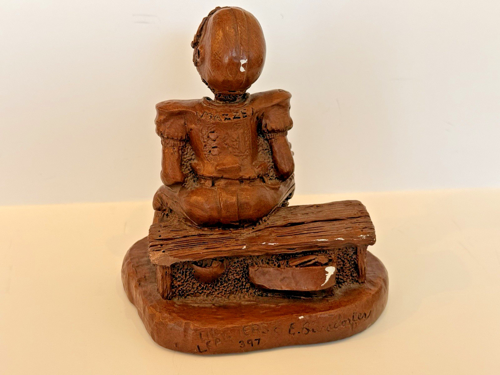 Vintage Lil Leaguers Boy Football Player #81 Red Mill Mfg. Resin Figurine