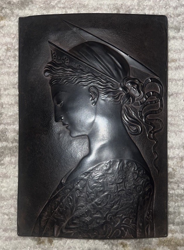 St. Cecilia Roman Cast Donatello Facsimiles Ltd. Renaissance Plaster Plaque