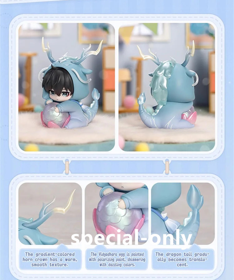 Official Honkai: Star Rail Boys Dorm Chibi PVC Figure Aventurine Blade Boothill