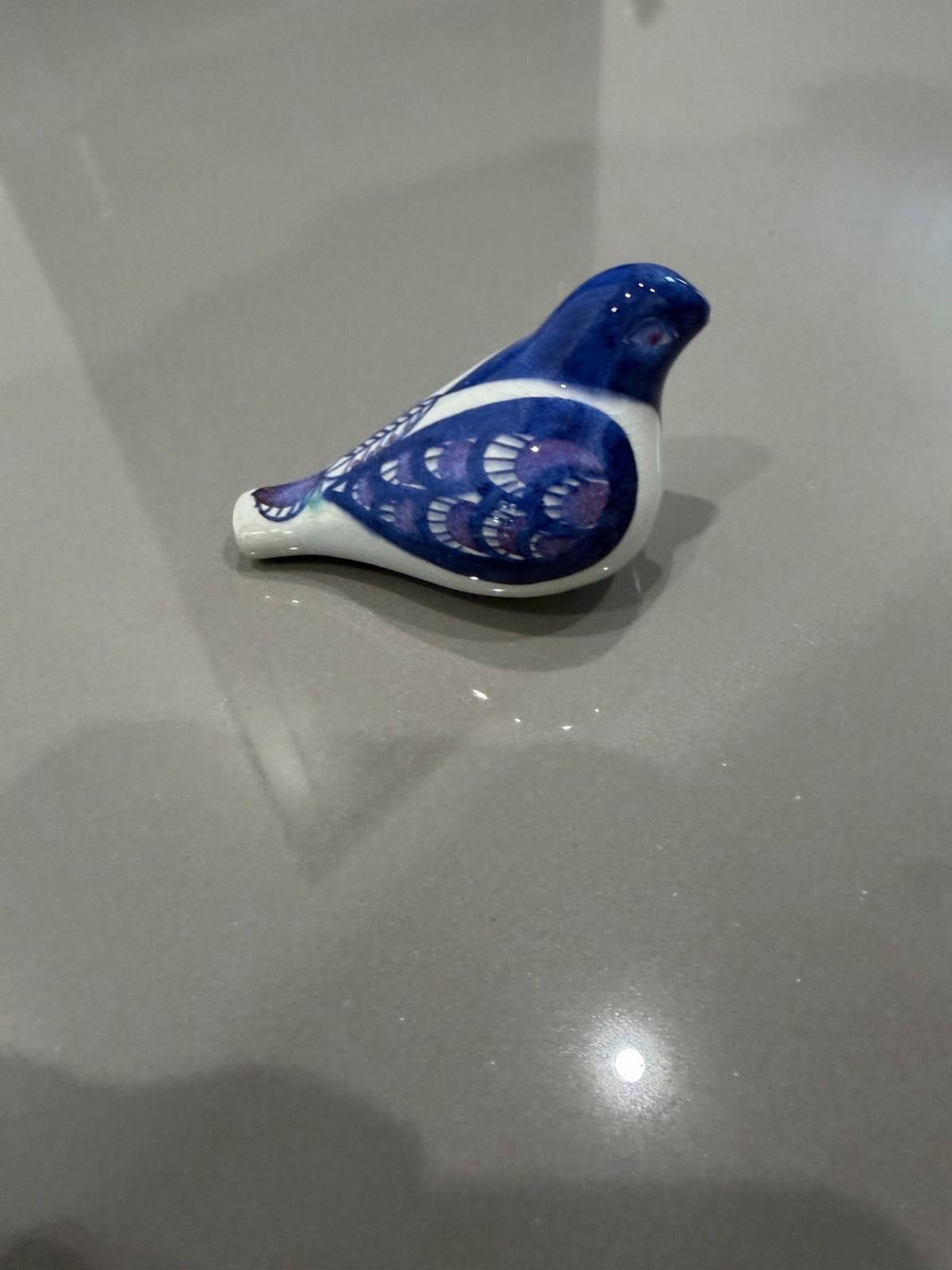 Bird Whistle Flute Royal Copenhagen Aluminia Faience RARE Berte Jessen