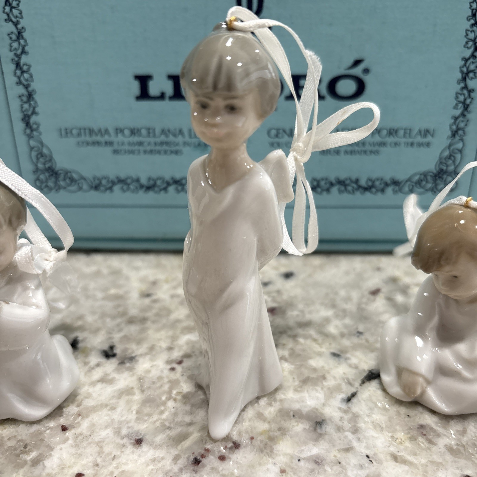 Lladro Porcelain Miniangelitos Mini Angels 1604 Lladró Nativity Christmas w/ Box