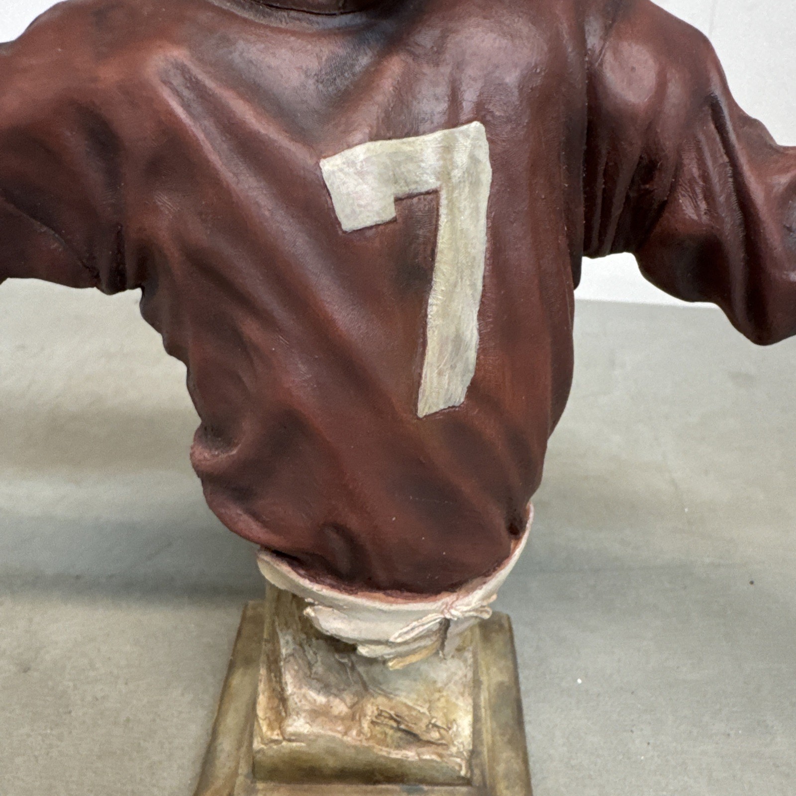 First & Goal Football Small Sculpture by Arich Harrison – Mill Creek Studios