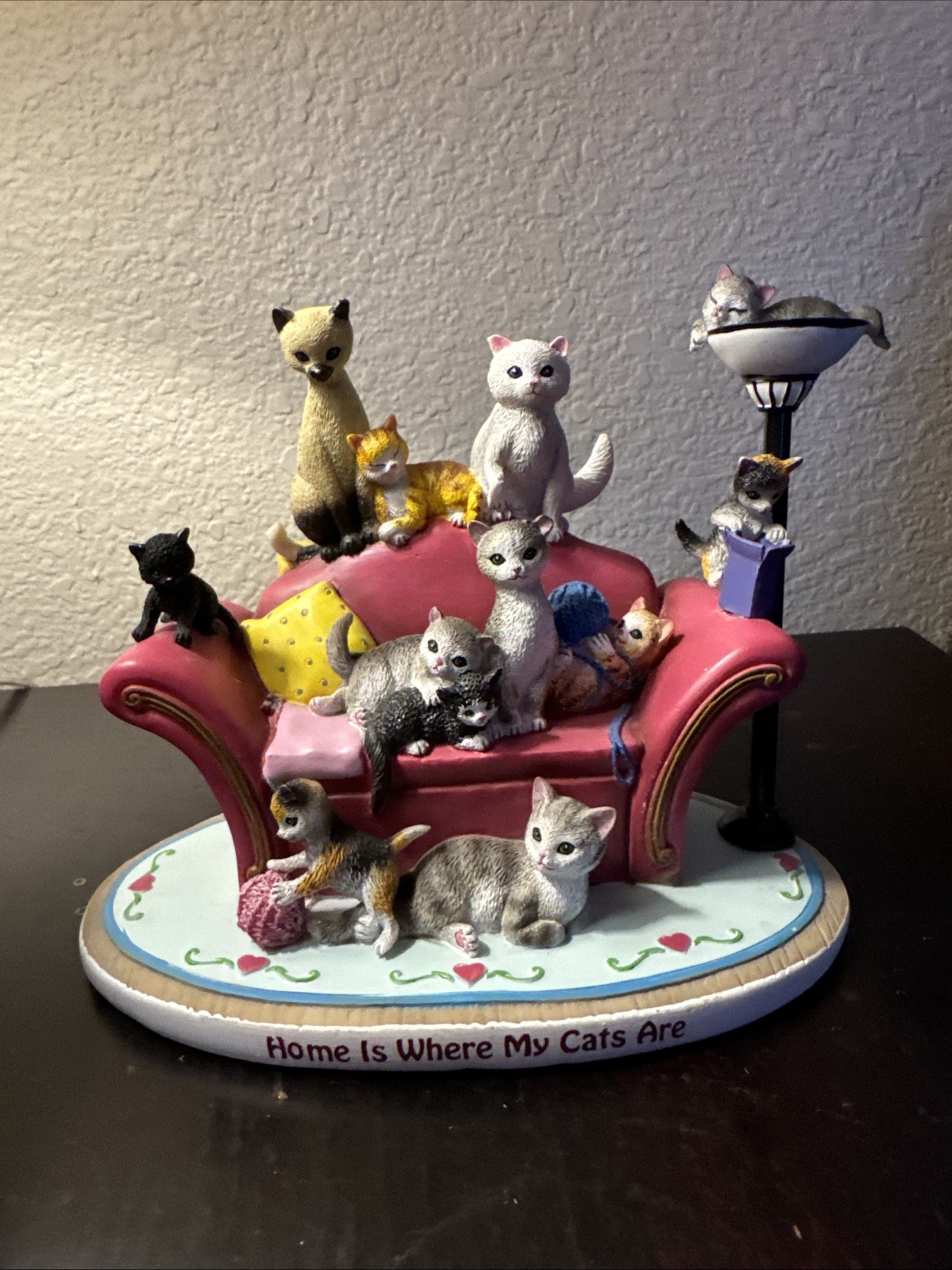 Home Is Where My Cats Are By Blake Jensen 2015 The Hamilton Collection Figurine
