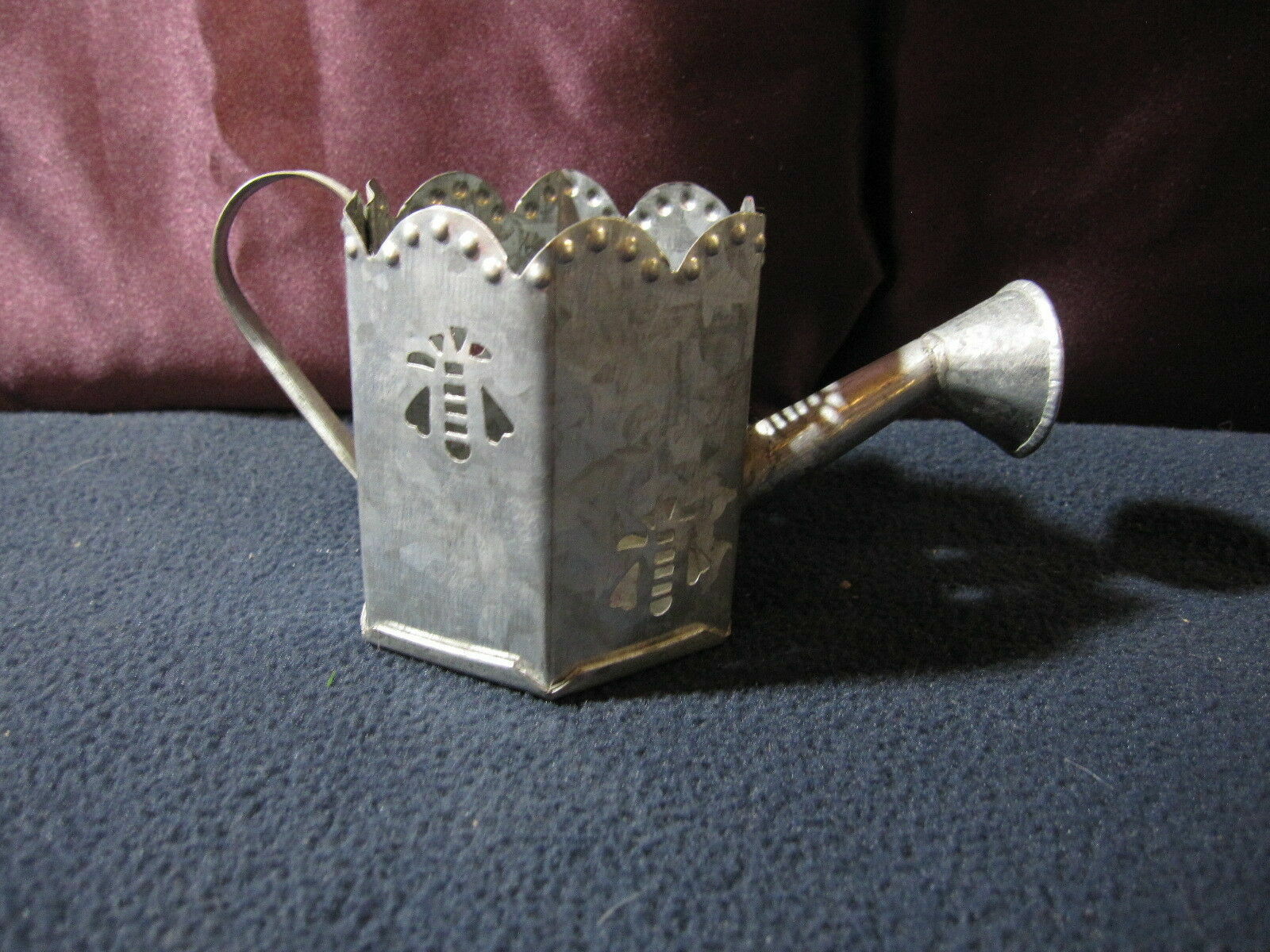 Miniature Metal Watering Can Decor (Approx. 2.75 inches tall)