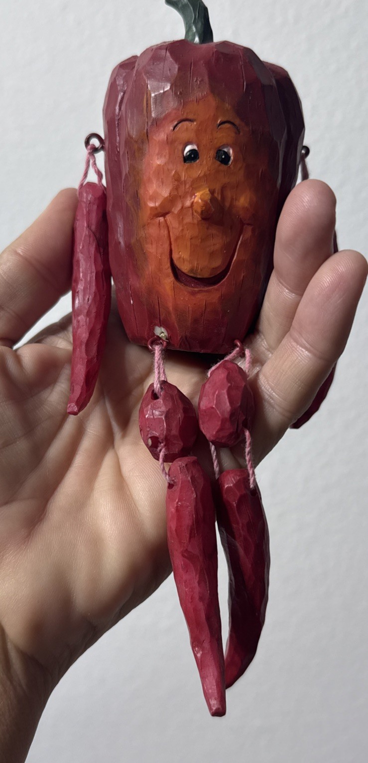 Anthropomorphic Vegetable Shelf Sitter LOT 7 pcs Dangle Granny Core Figures READ