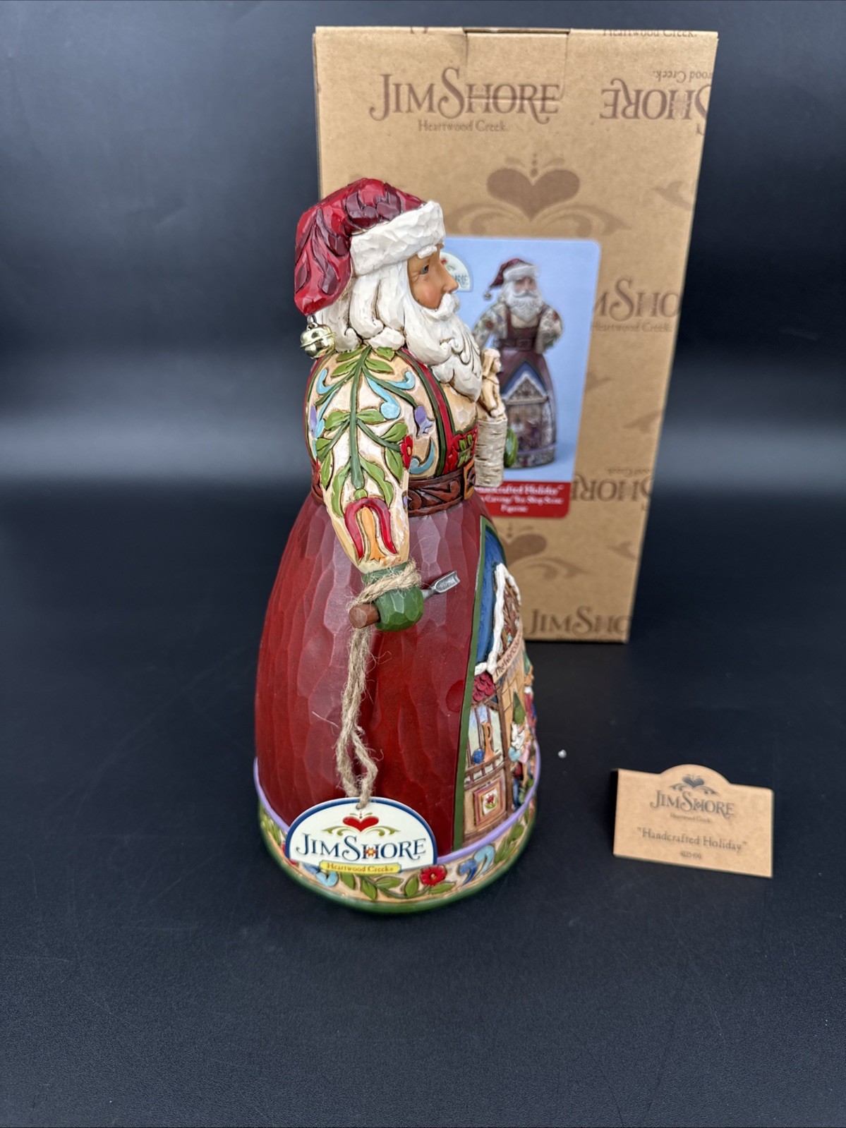 Jim Shore “Handcrafted Holiday” Toy Shop Scene – 2011 – Very Rare – W Box
