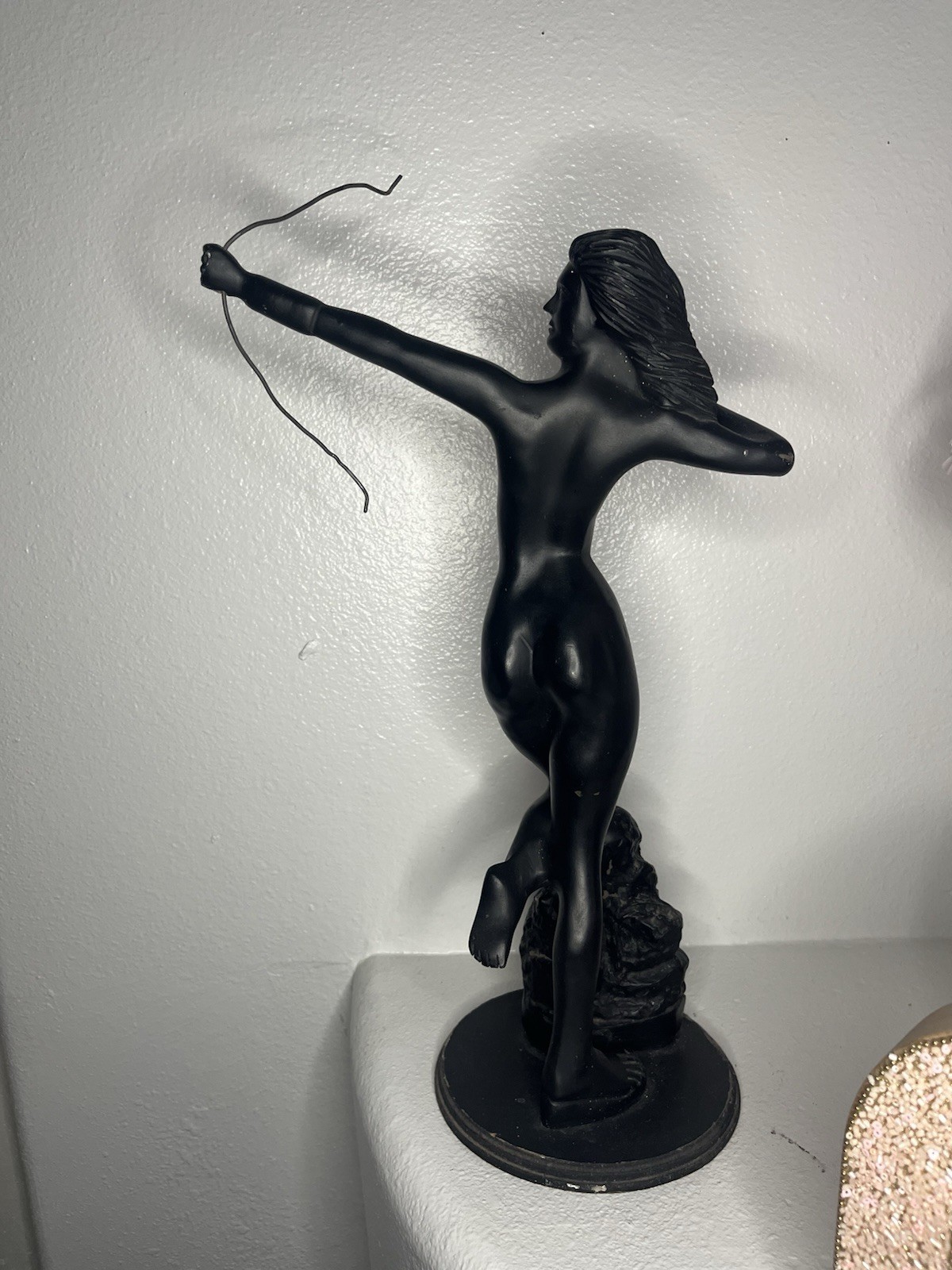 Black Woman Archer Art Figurine Sculpture for Adults Home Decor Statue