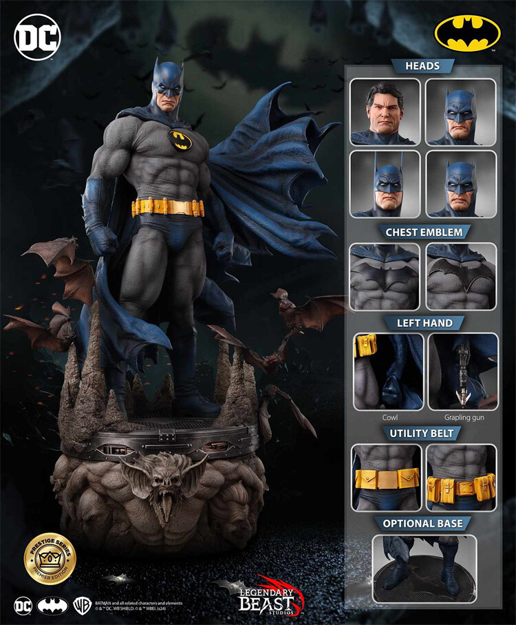LBS Studio Batman Resin Statue Figurine DX version 83cm 1/3 Presale