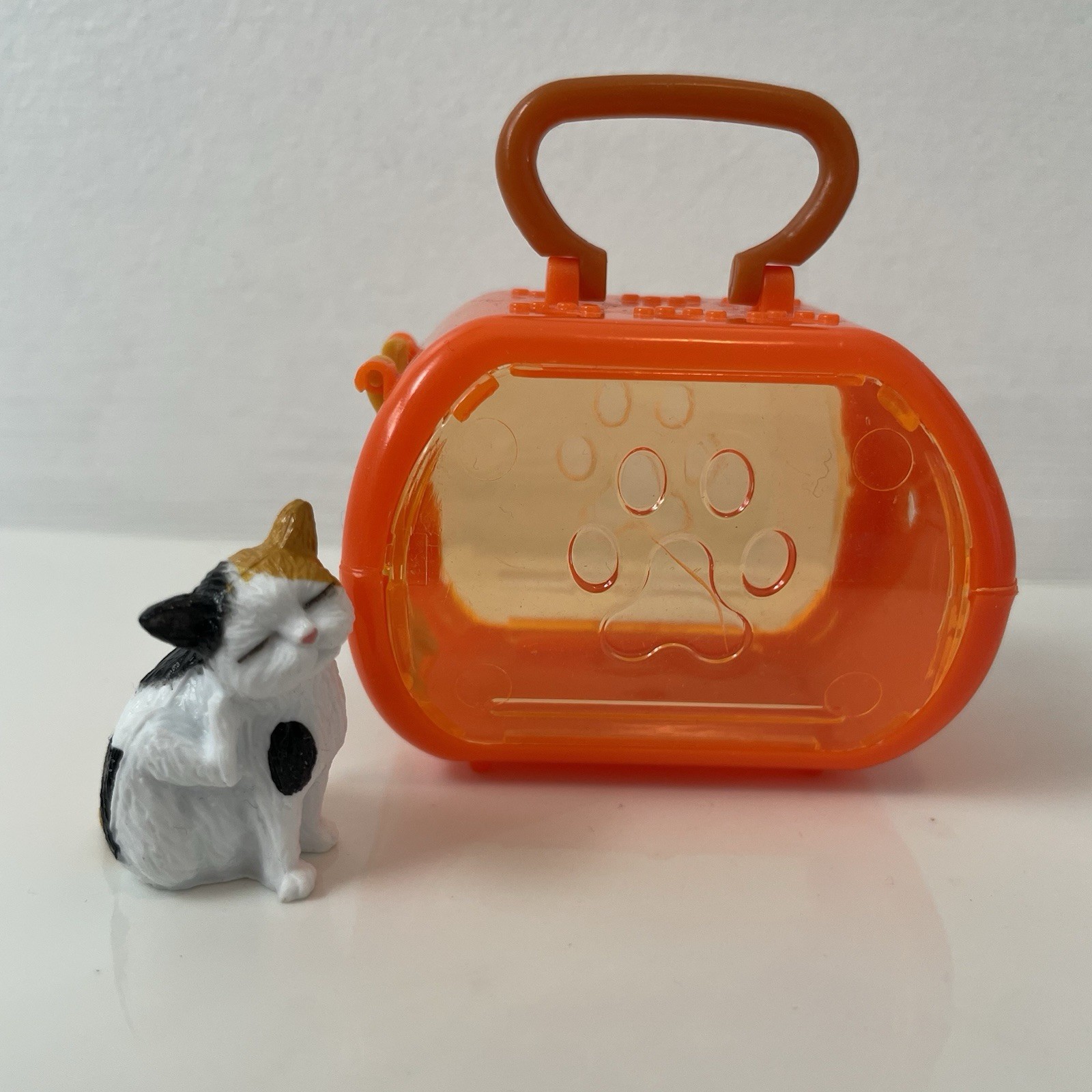 Kidsmania Cat Toy Carrier Black, Orange and White Cat Orange Carrier