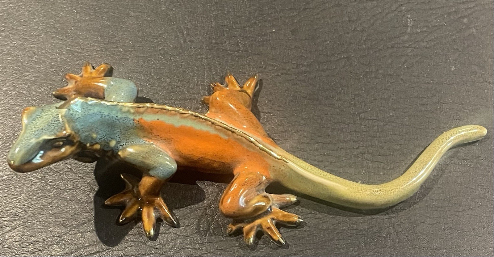 Golden Pond Collection Golden Lizard 8 Inches