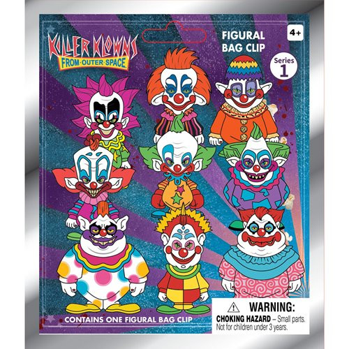 Monogram Killer Klowns From Outer Space Series 1 3D Foam Bag Clip (Sealed)