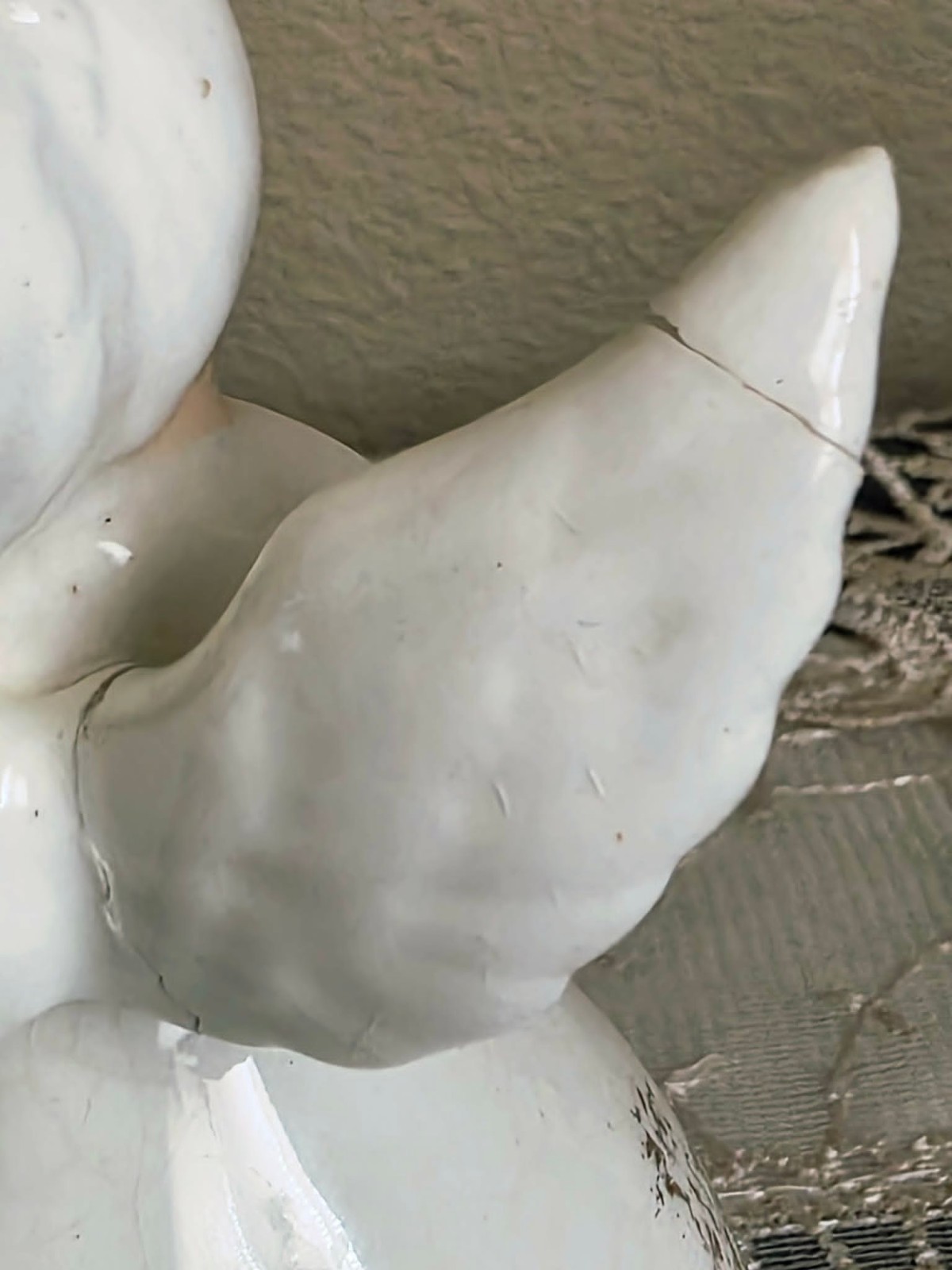 Vintage Napco Zodiac Birth Month ‘Pisces’ 1950s Angel Figurine (Repaired)