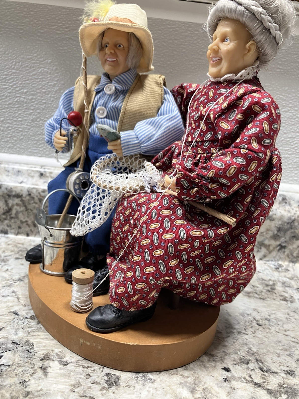 Grandpa And Grandma Sitting Together