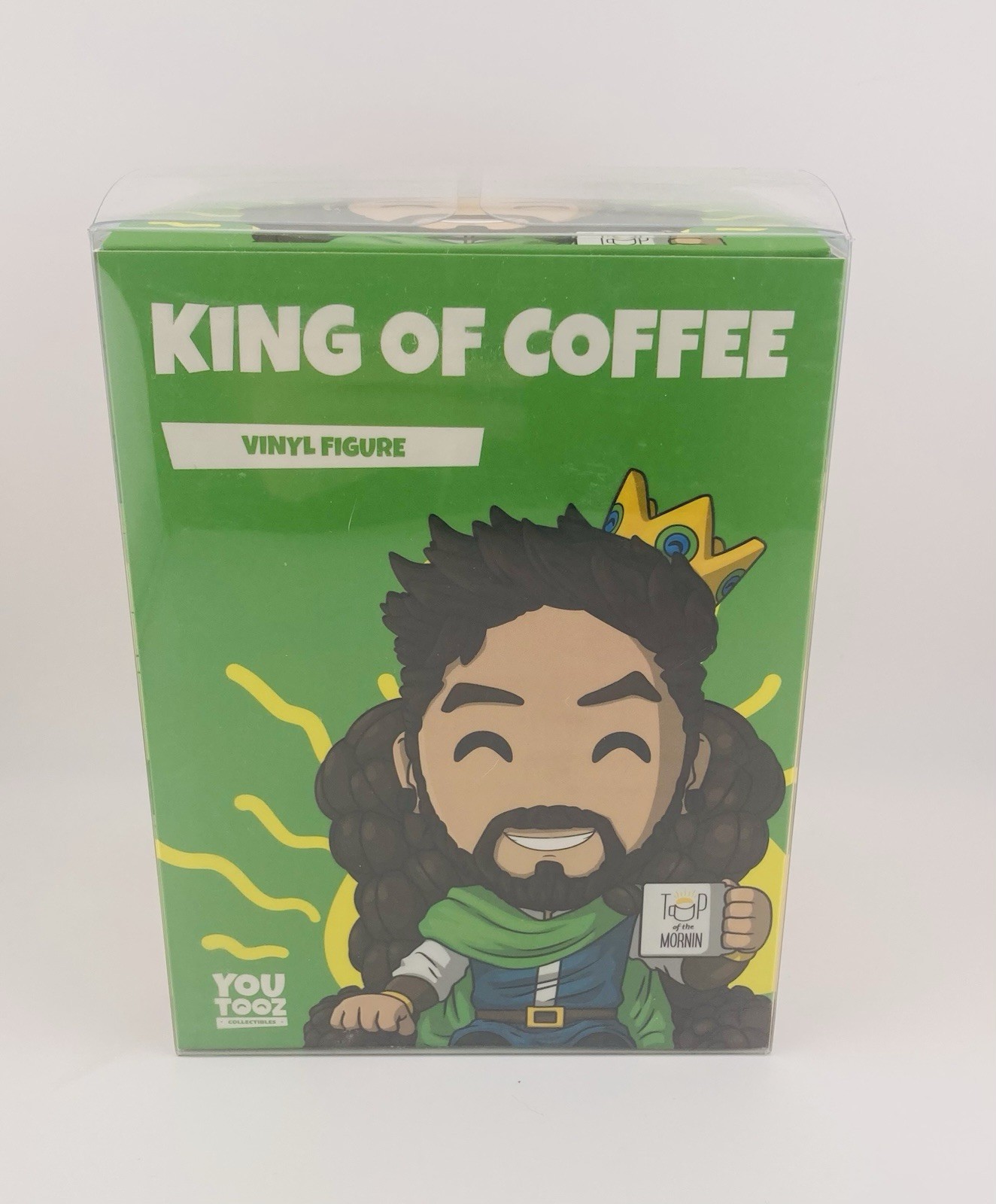 Youtooz King of Coffee Jacksepticeye Vinyl Figure TOP OF THE MORNING W/Protector